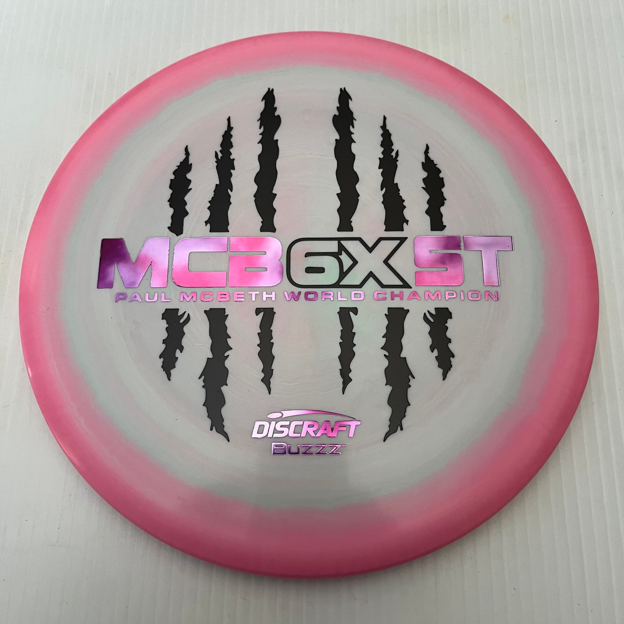 Discraft Paul McBeth 6x Claws Swirly ESP Buzzz 5/4/-1/1