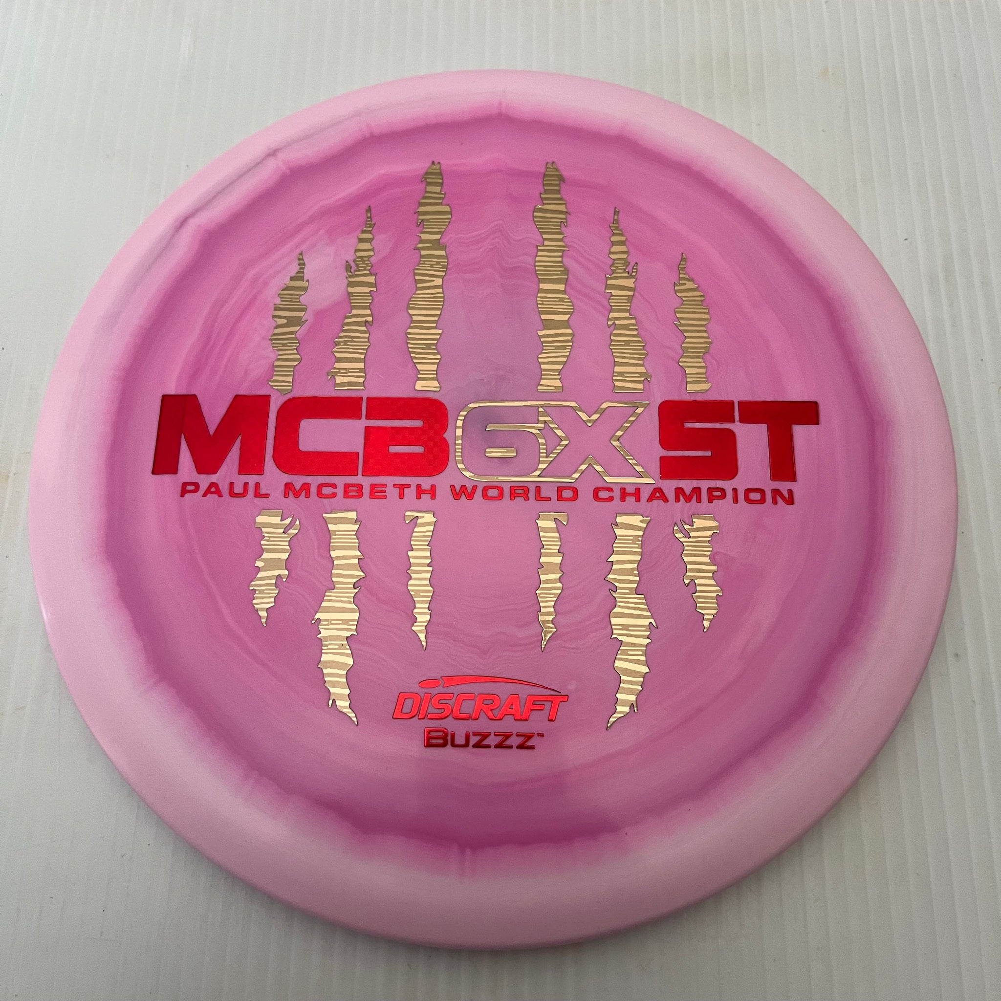 Discraft Paul McBeth 6x Claws Swirly ESP Buzzz 5/4/-1/1