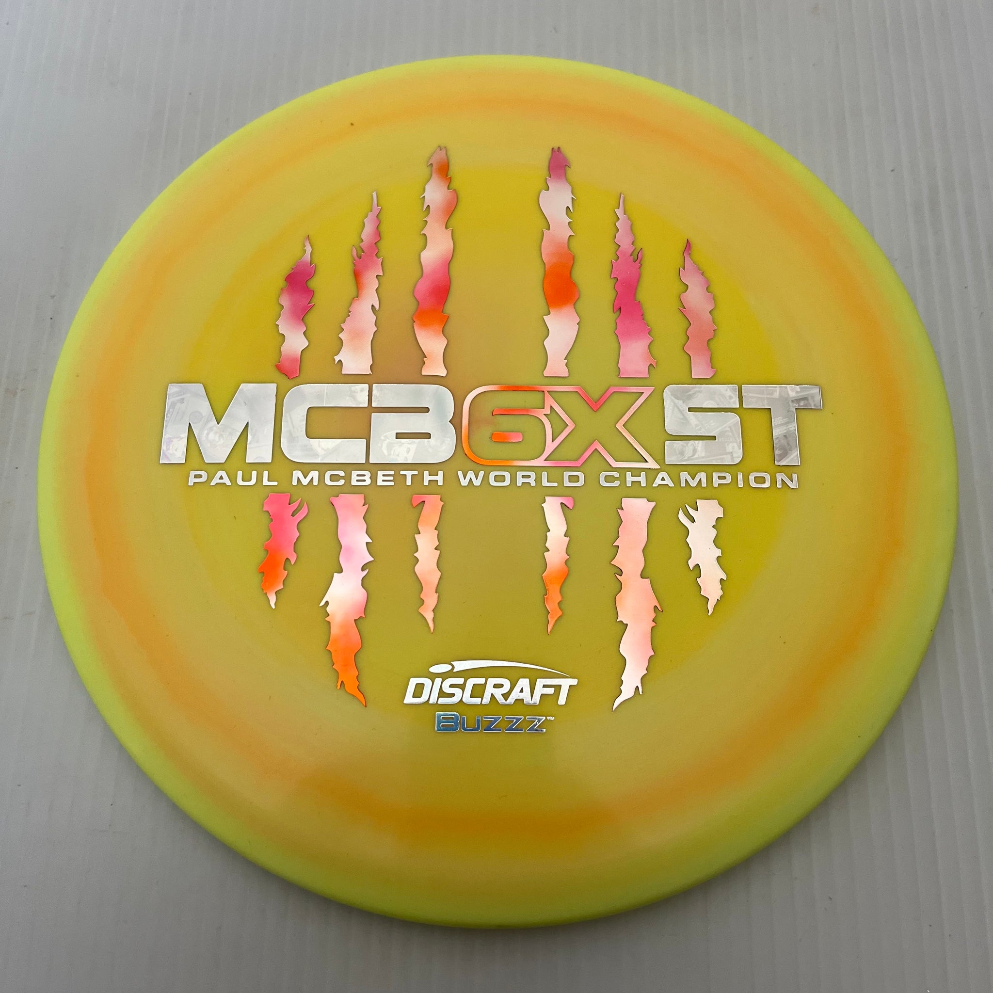 Discraft Paul McBeth 6x Claws Swirly ESP Buzzz 5/4/-1/1