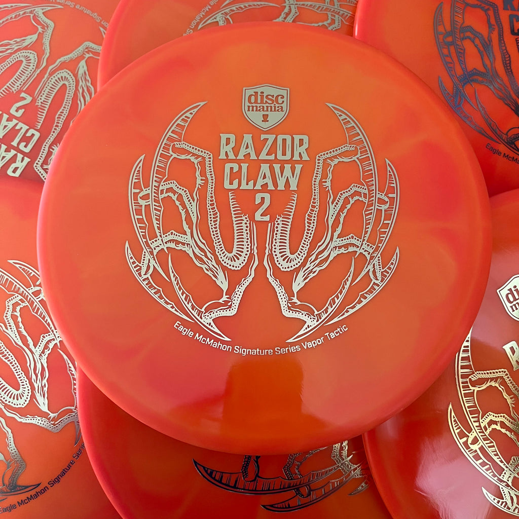 Discmania Razor Claw 2 Eagle McMahon Signature Vapor Tactic 4/2/0/3