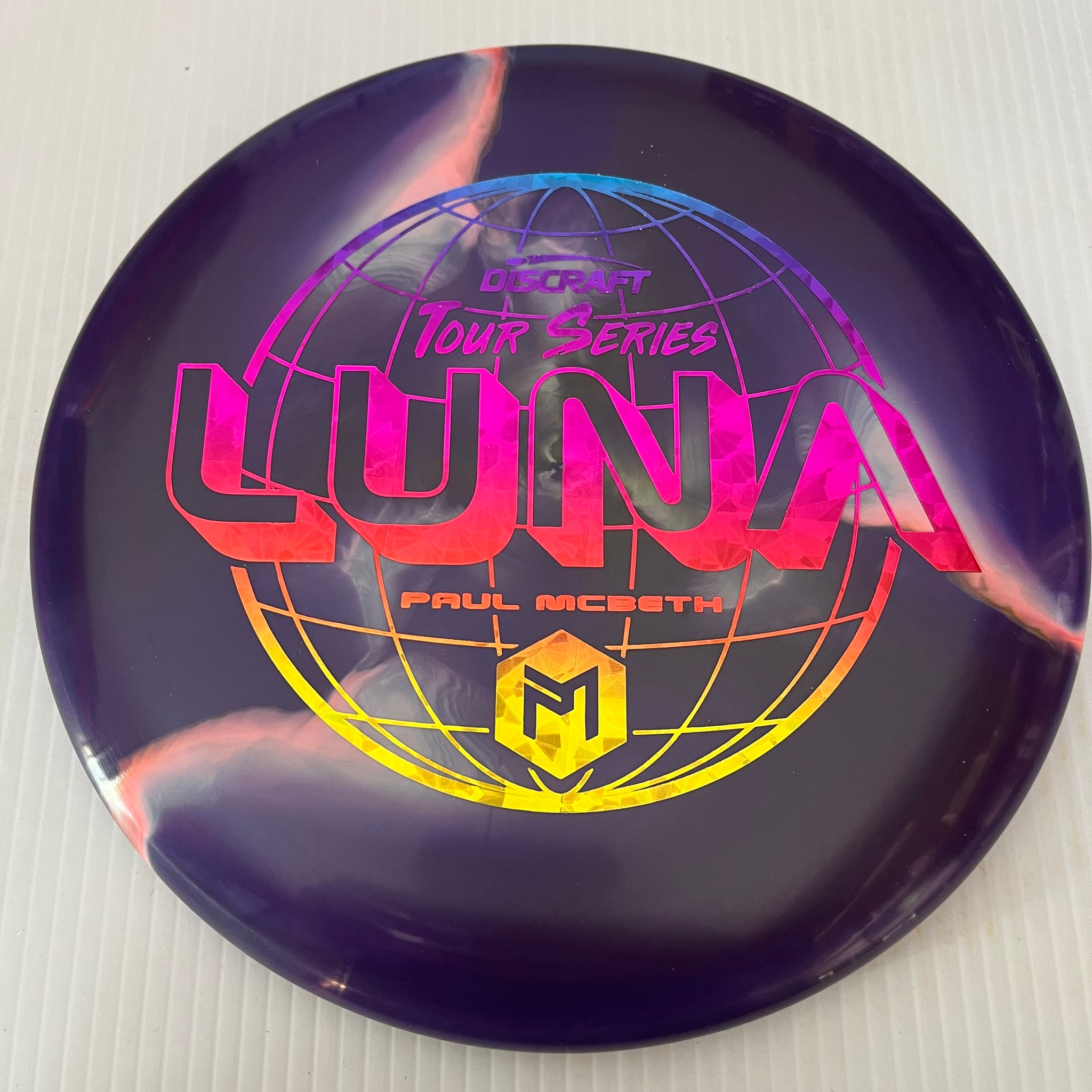 Discraft 2022 Paul McBeth Tour Series Swirly ESP Luna 3/4/0/2