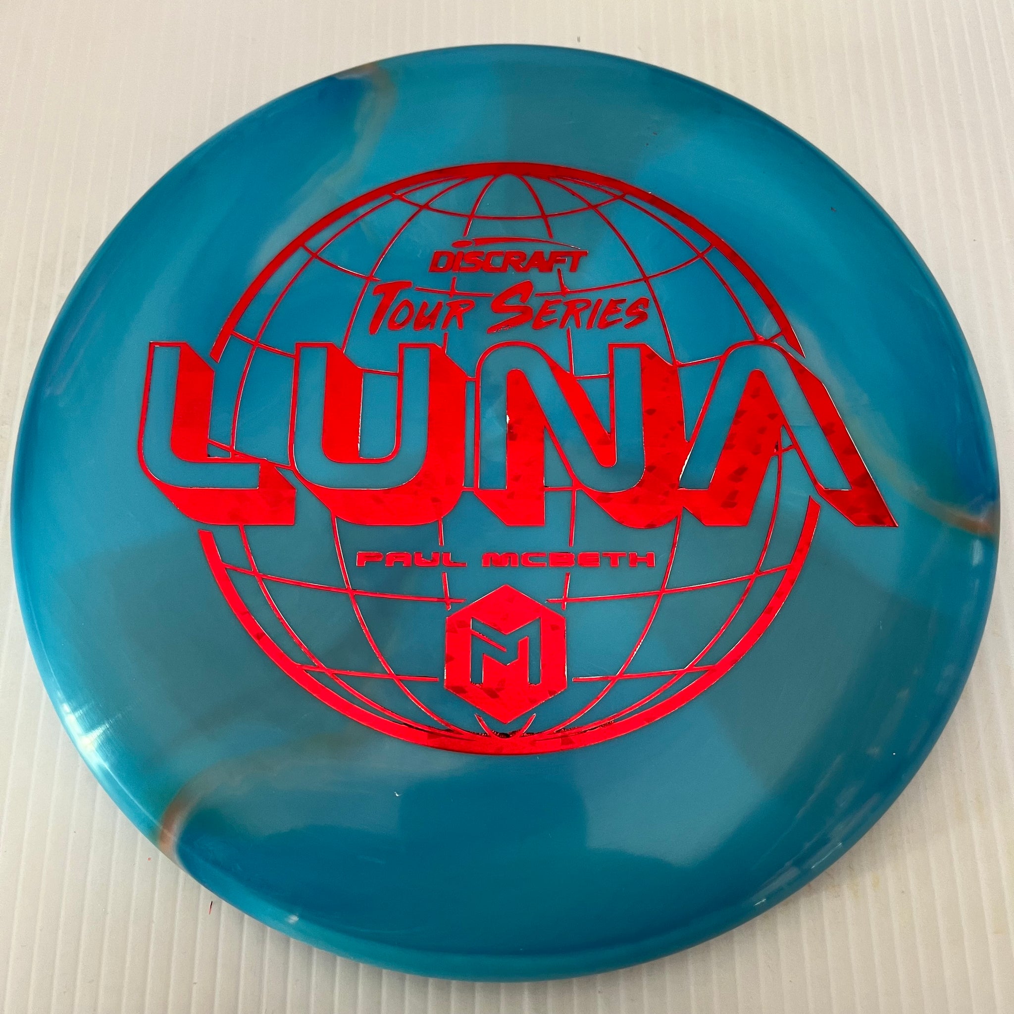 Discraft 2022 Paul McBeth Tour Series Swirly ESP Luna 3/4/0/2