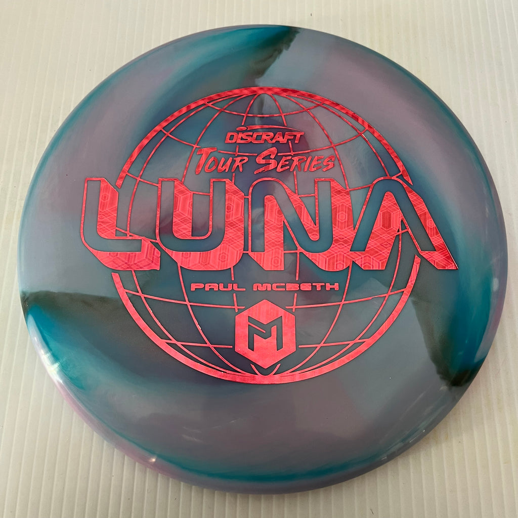 Discraft 2022 Paul McBeth Tour Series Swirly ESP Luna 3/4/0/2