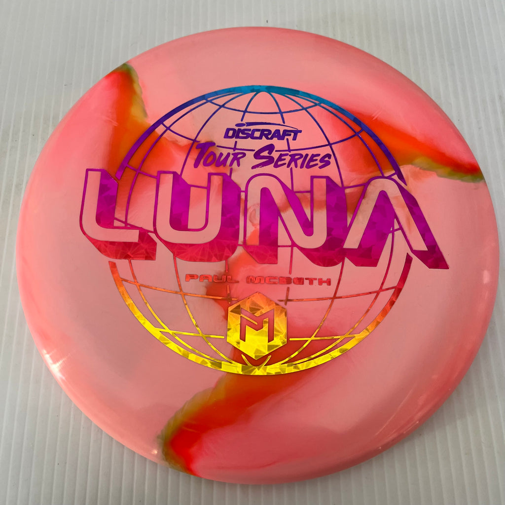 Discraft 2022 Paul McBeth Tour Series Swirly ESP Luna 3/4/0/2