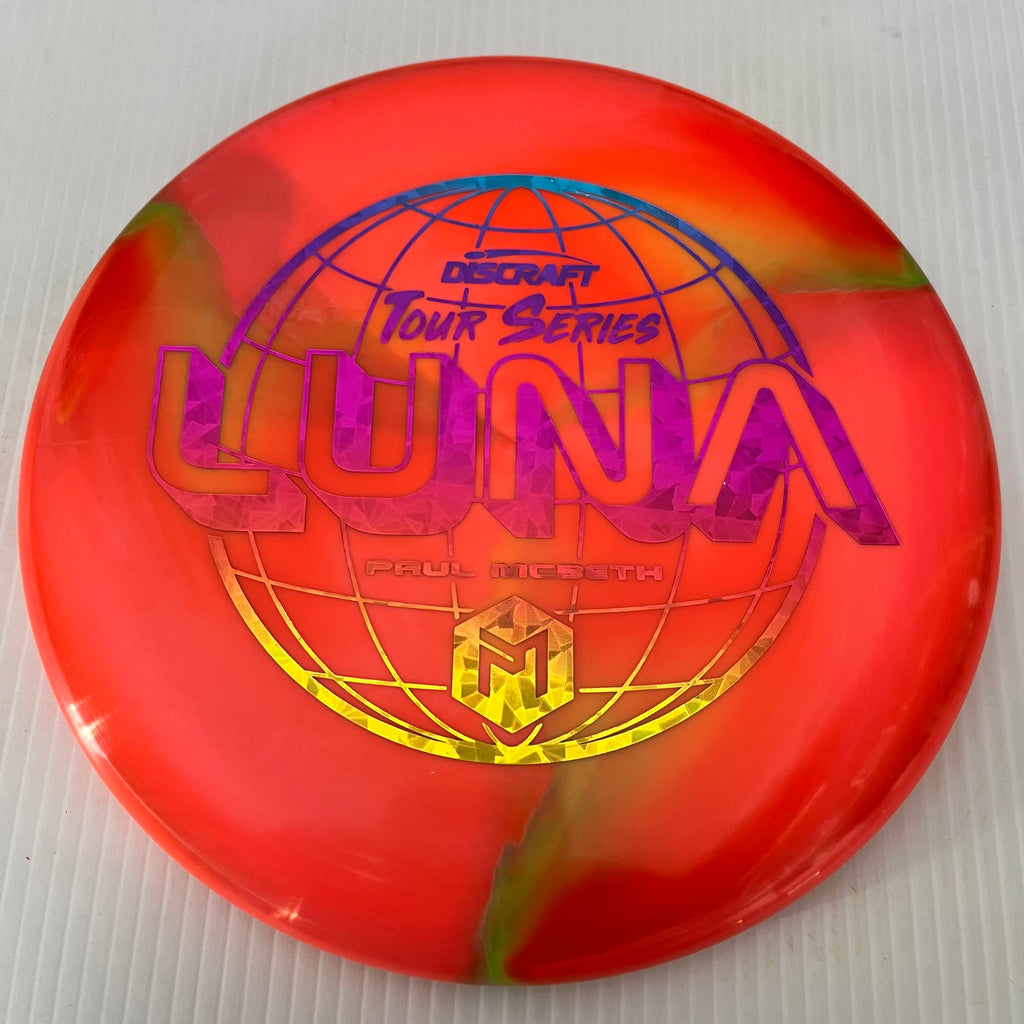 Discraft 2022 Paul McBeth Tour Series Swirly ESP Luna 3/4/0/2
