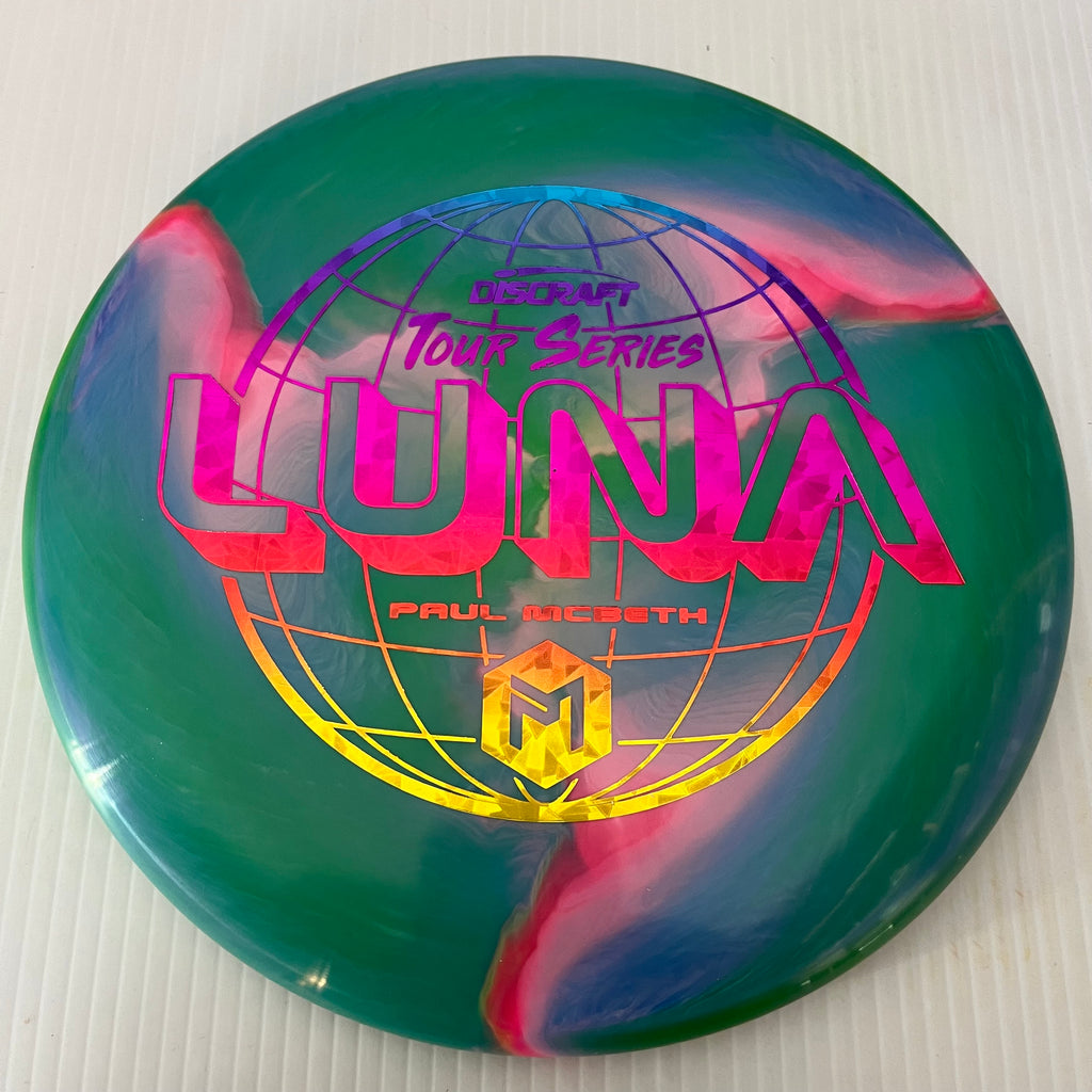 Discraft 2022 Paul McBeth Tour Series Swirly ESP Luna 3/4/0/2