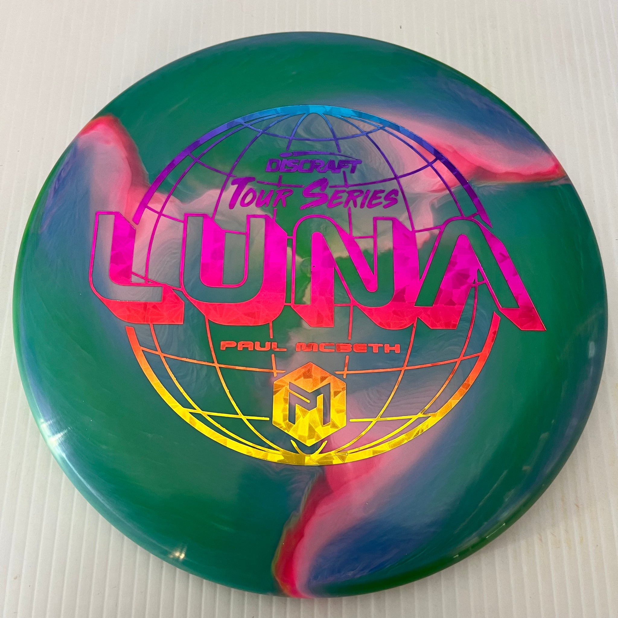 Discraft 2022 Paul McBeth Tour Series Swirly ESP Luna 3/4/0/2