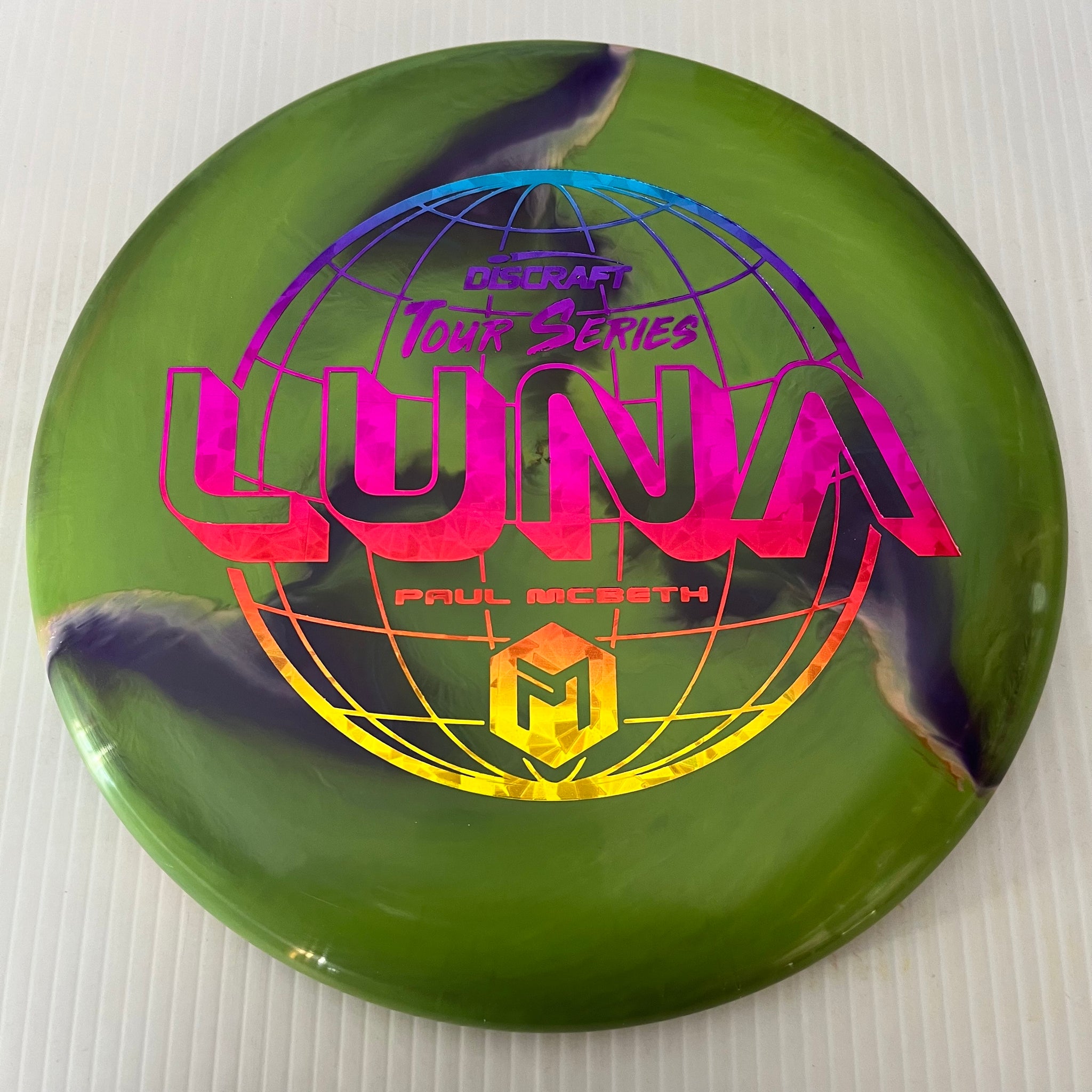 Discraft 2022 Paul McBeth Tour Series Swirly ESP Luna 3/4/0/2