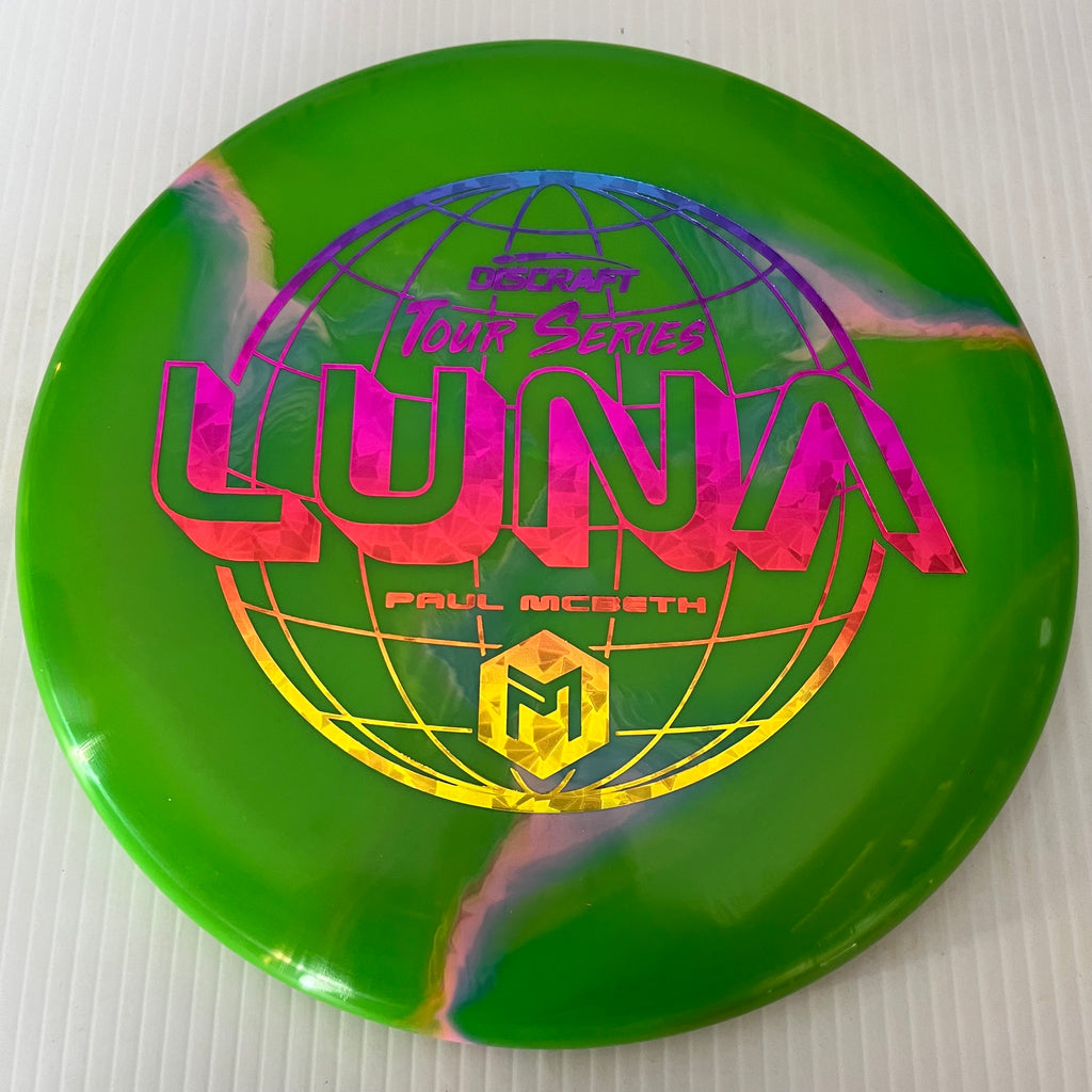 Discraft 2022 Paul McBeth Tour Series Swirly ESP Luna 3/4/0/2