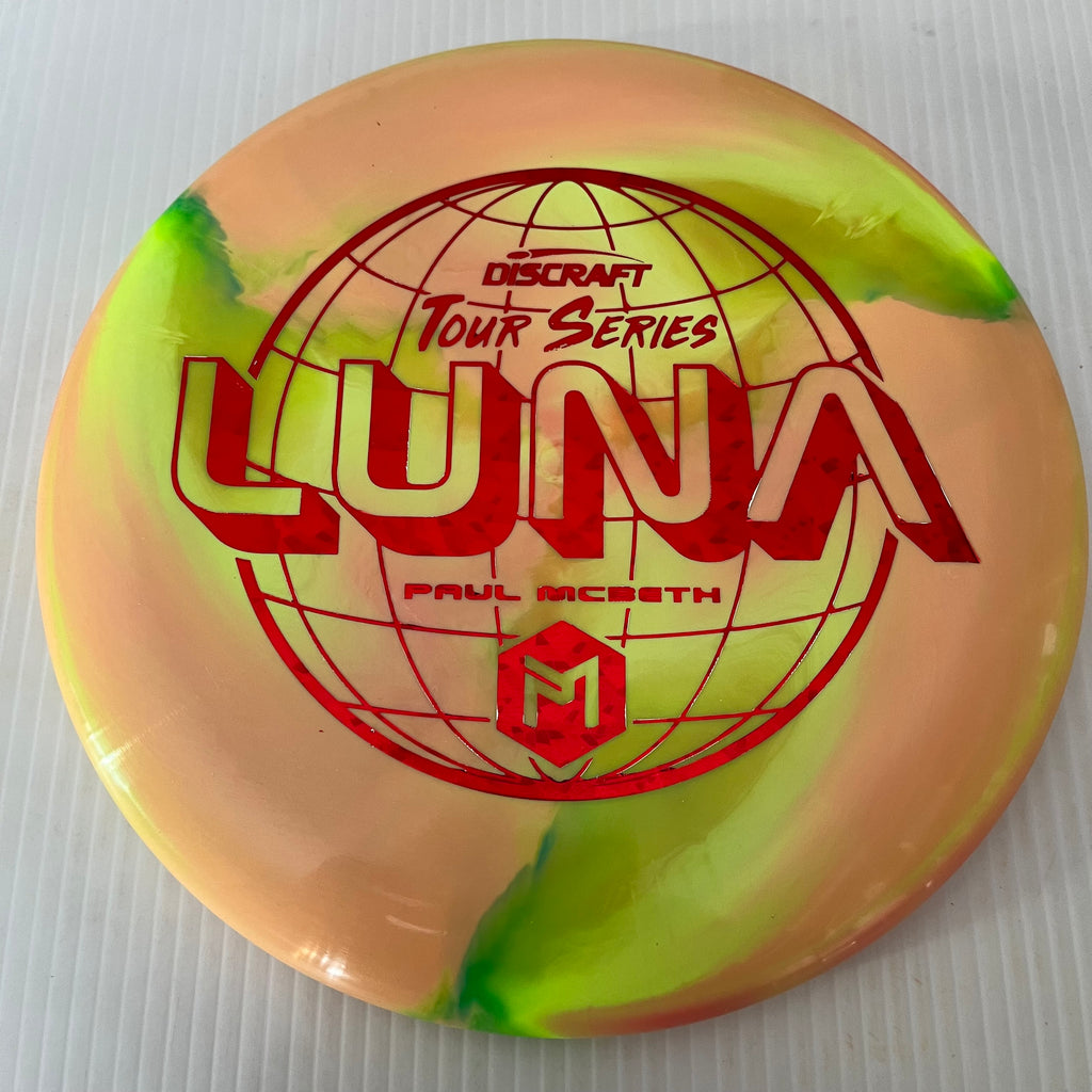 Discraft 2022 Paul McBeth Tour Series Swirly ESP Luna 3/4/0/2