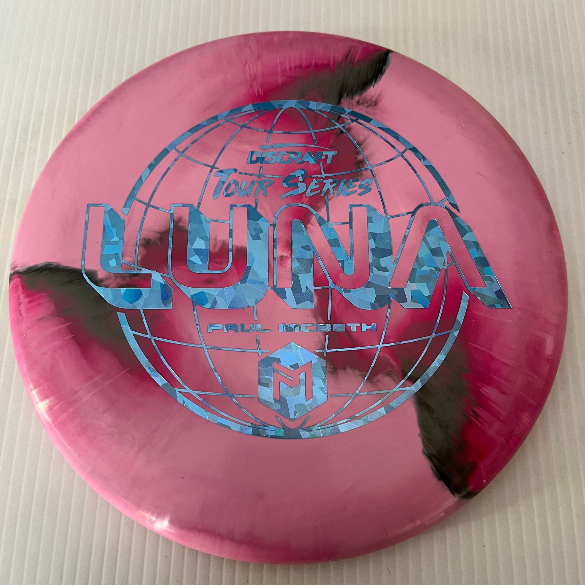 Discraft 2022 Paul McBeth Tour Series Swirly ESP Luna 3/4/0/2