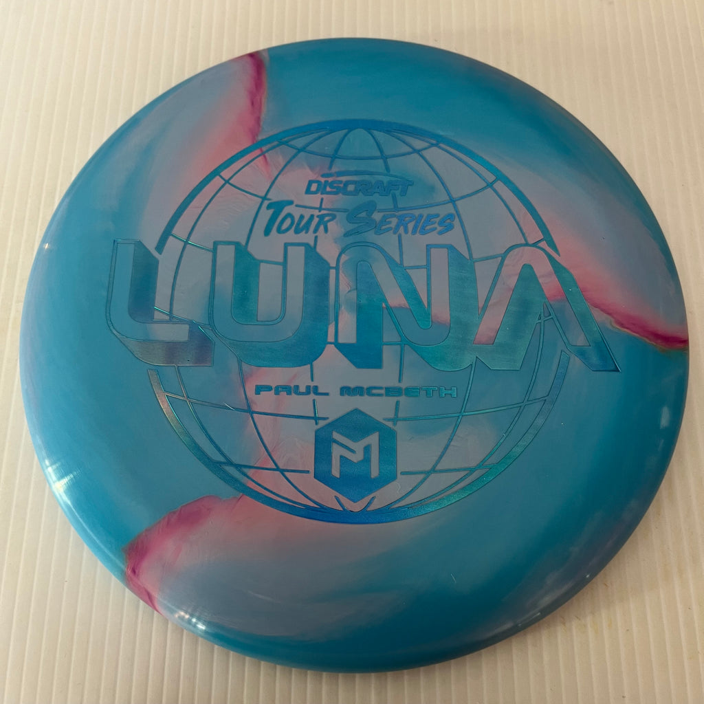 Discraft 2022 Paul McBeth Tour Series Swirly ESP Luna 3/4/0/2