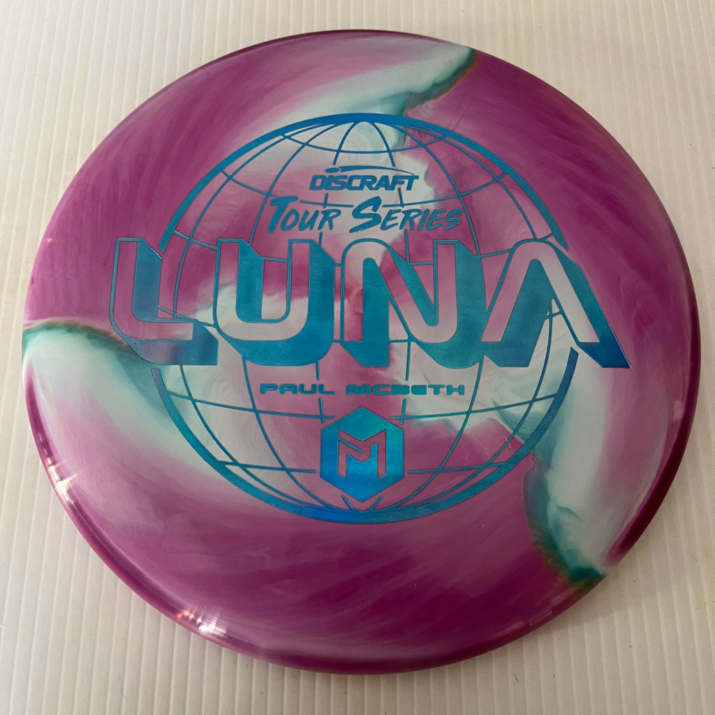 Discraft 2022 Paul McBeth Tour Series Swirly ESP Luna 3/4/0/2