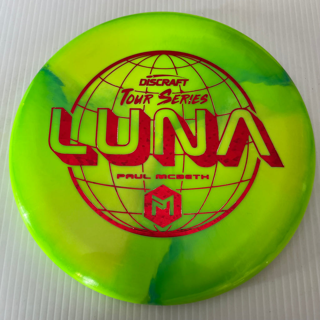 Discraft 2022 Paul McBeth Tour Series Swirly ESP Luna 3/4/0/2