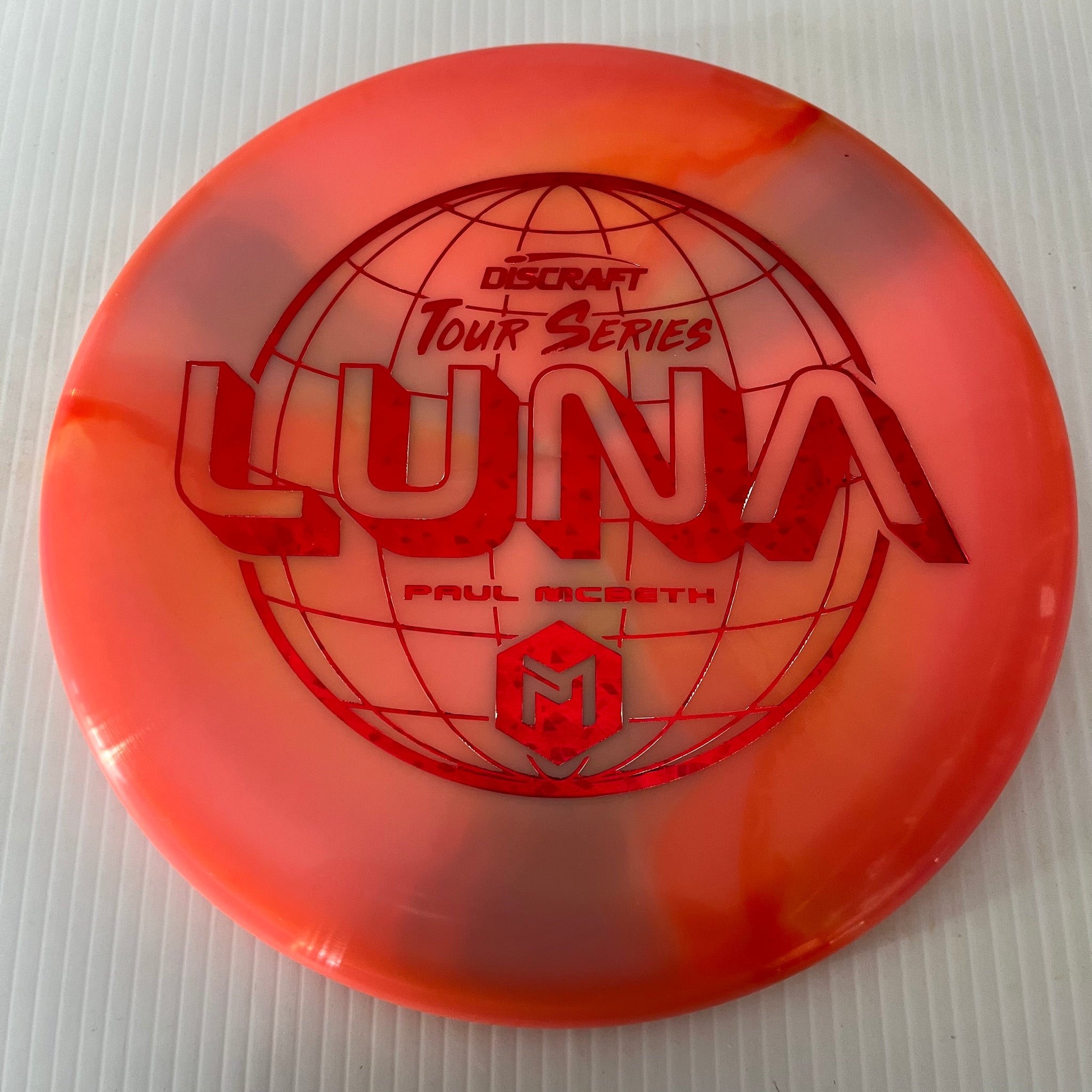 Discraft 2022 Paul McBeth Tour Series Swirly ESP Luna 3/4/0/2