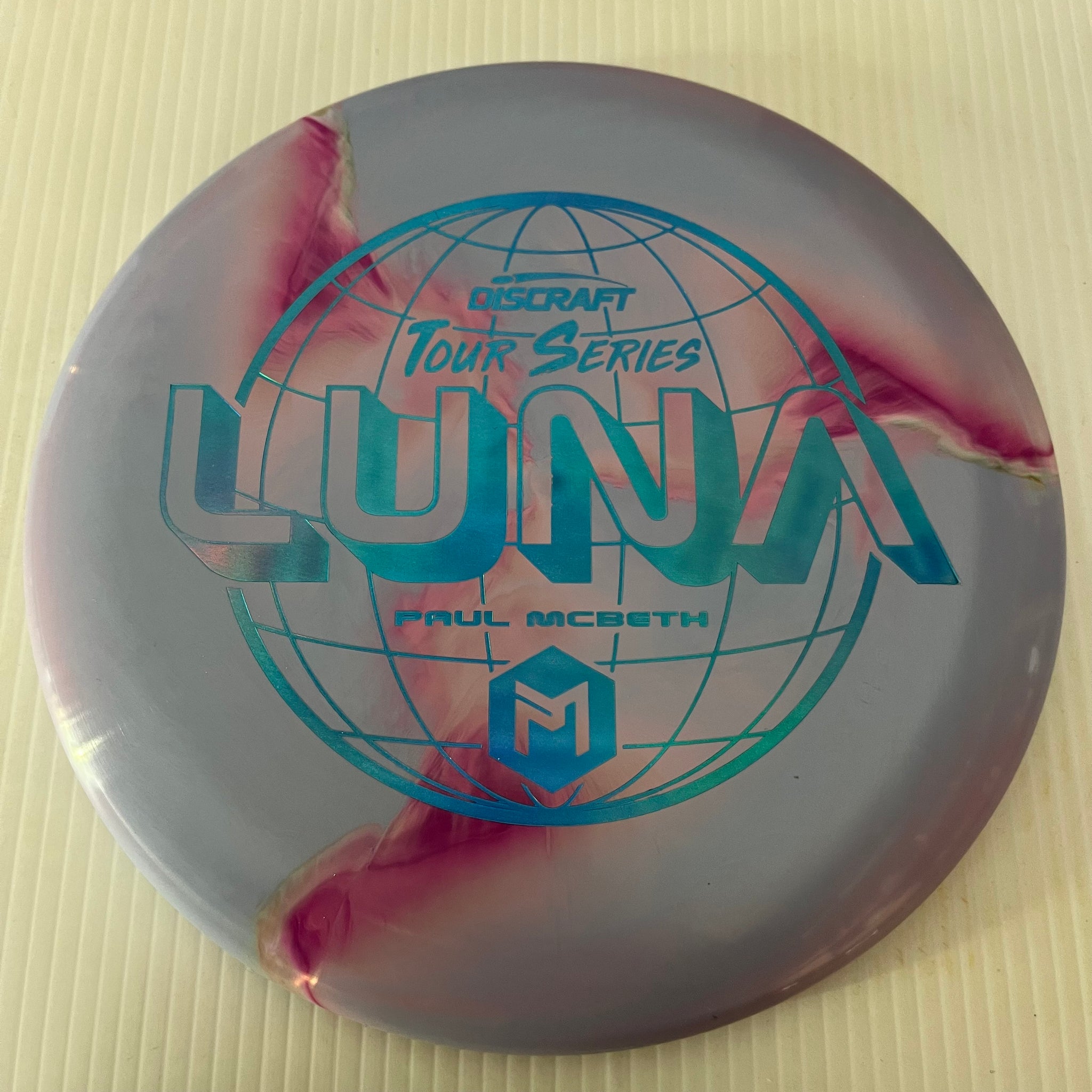 Discraft 2022 Paul McBeth Tour Series Swirly ESP Luna 3/4/0/2