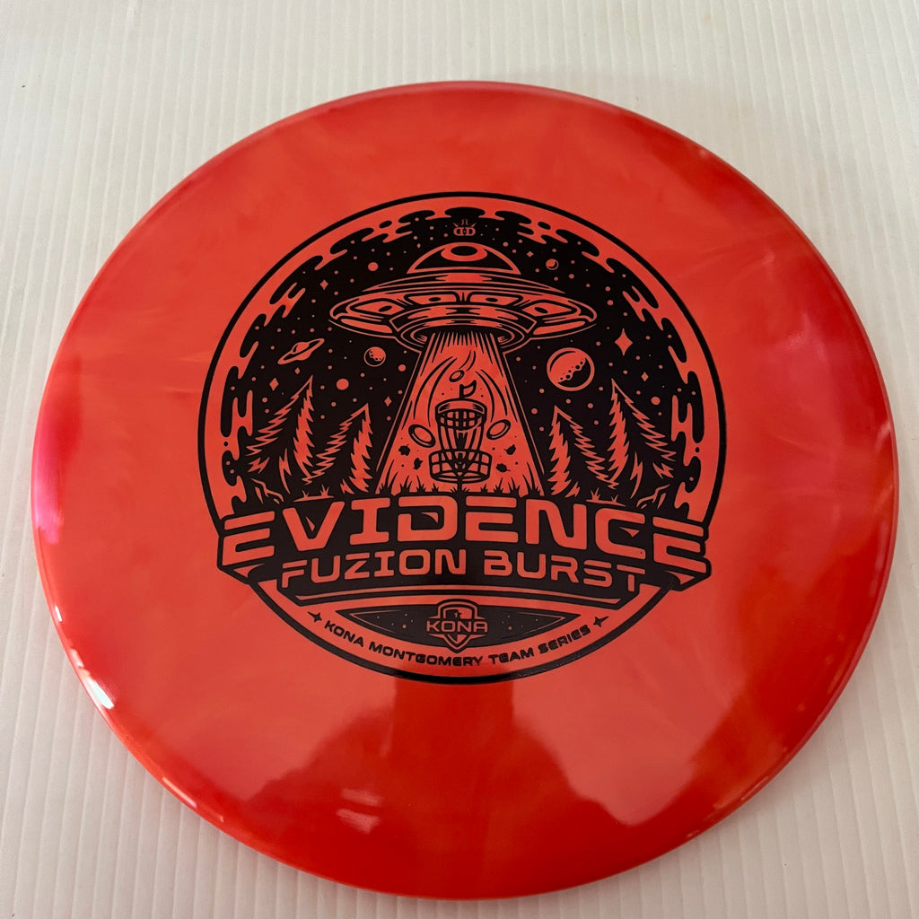 Dynamic Discs 2023 Kona Montgomery Team Series Fuzion Burst Evidence 5/5/-1/0