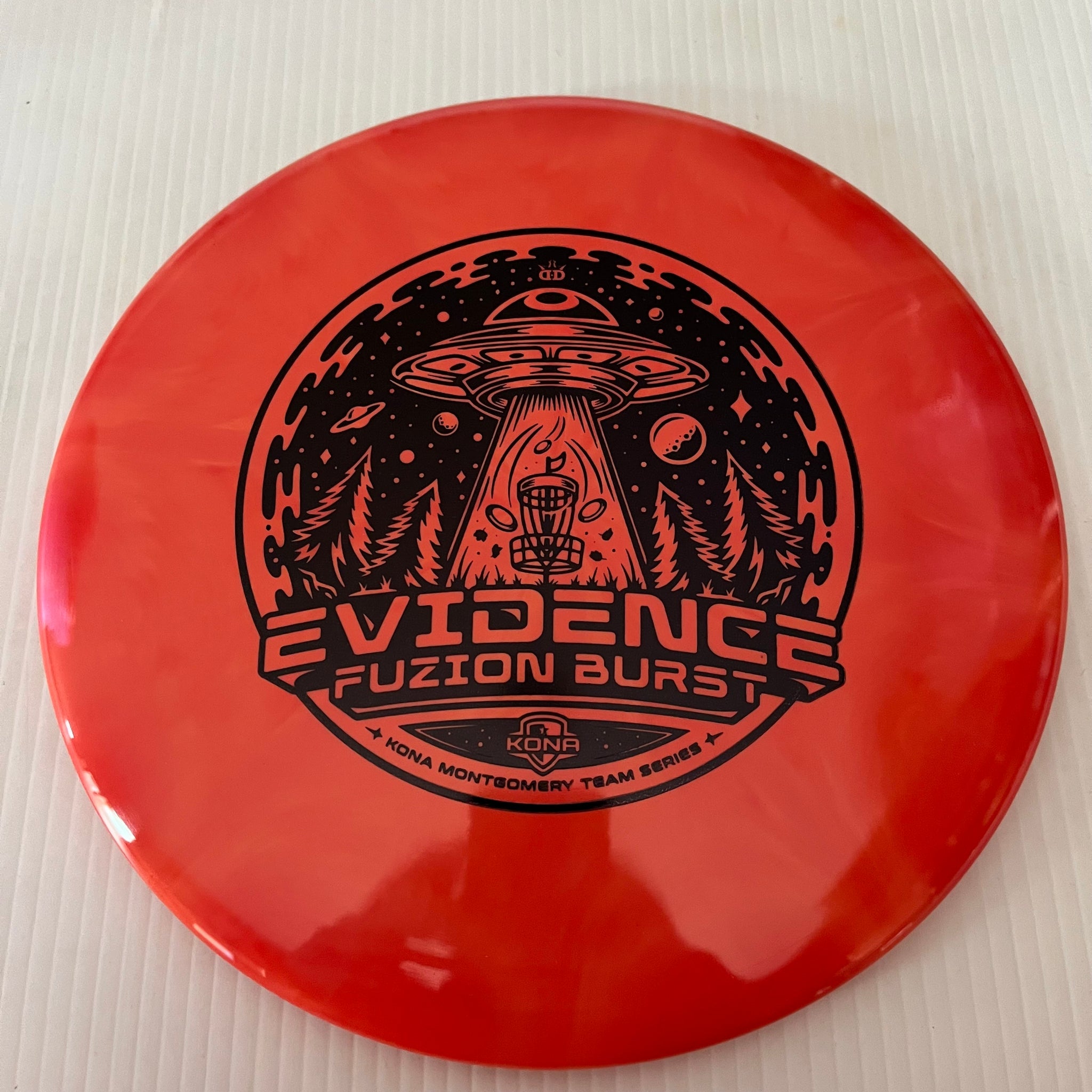 Dynamic Discs 2023 Kona Montgomery Team Series Fuzion Burst Evidence 5/5/-1/0