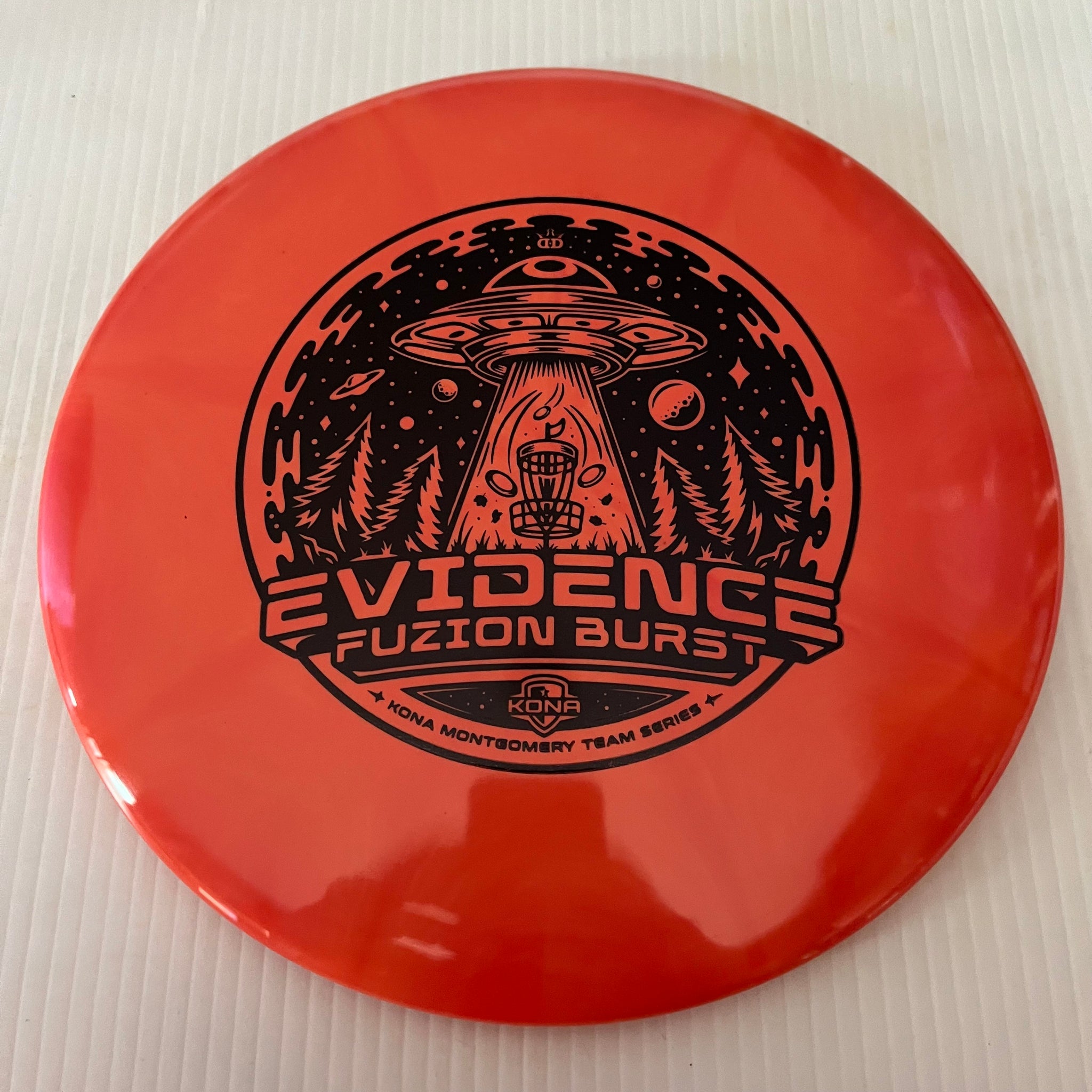Dynamic Discs 2023 Kona Montgomery Team Series Fuzion Burst Evidence 5/5/-1/0