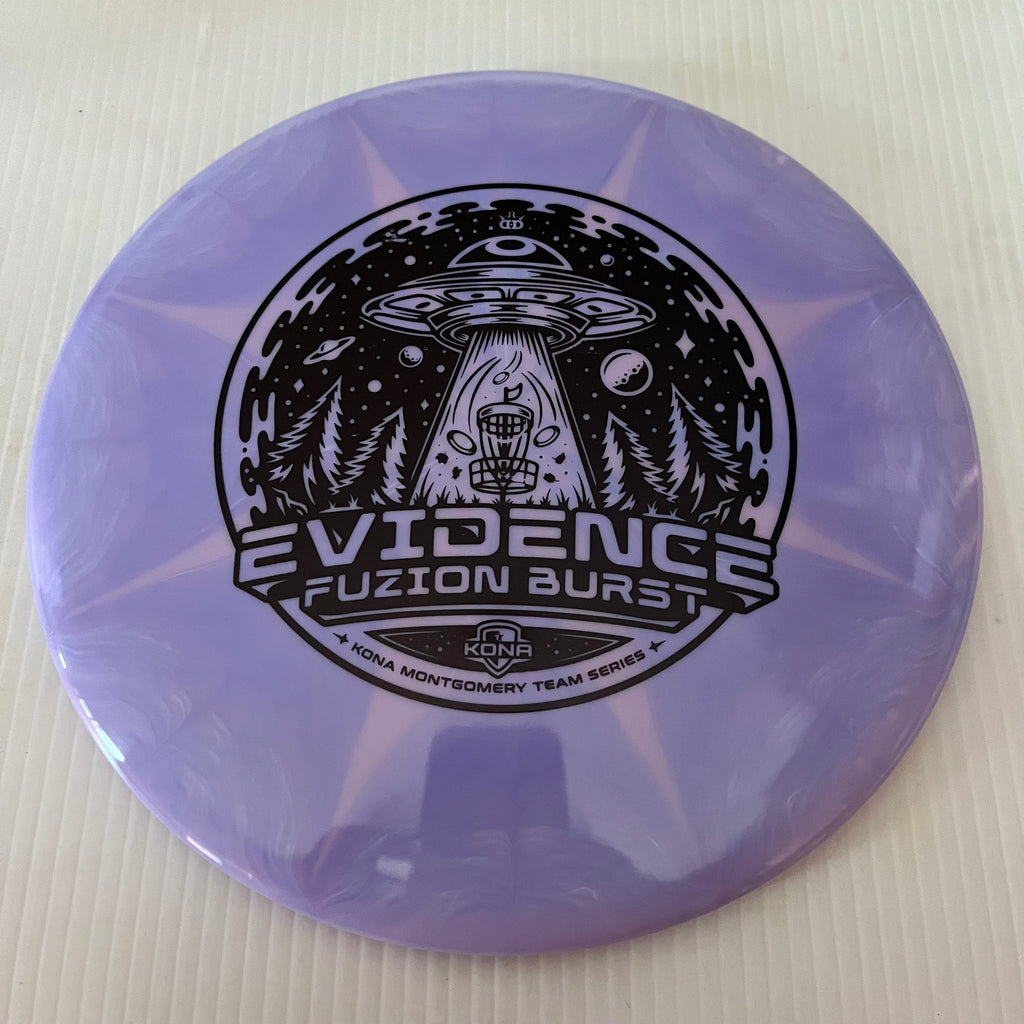 Dynamic Discs 2023 Kona Montgomery Team Series Fuzion Burst Evidence 5/5/-1/0
