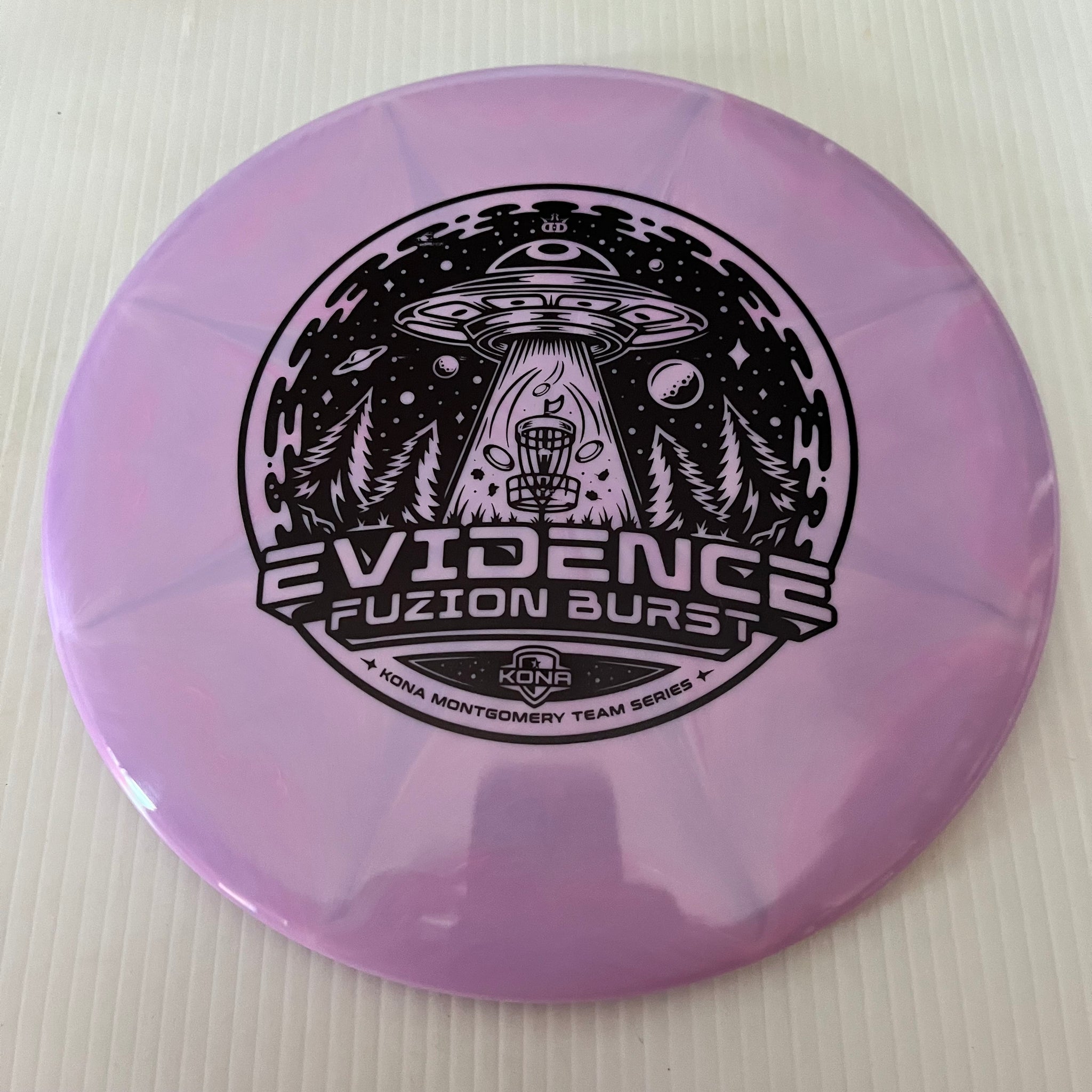 Dynamic Discs 2023 Kona Montgomery Team Series Fuzion Burst Evidence 5/5/-1/0