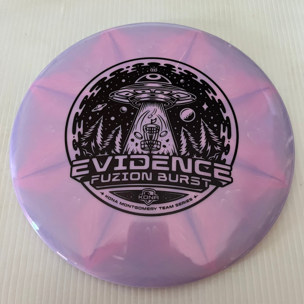 Dynamic Discs 2023 Kona Montgomery Team Series Fuzion Burst Evidence 5/5/-1/0