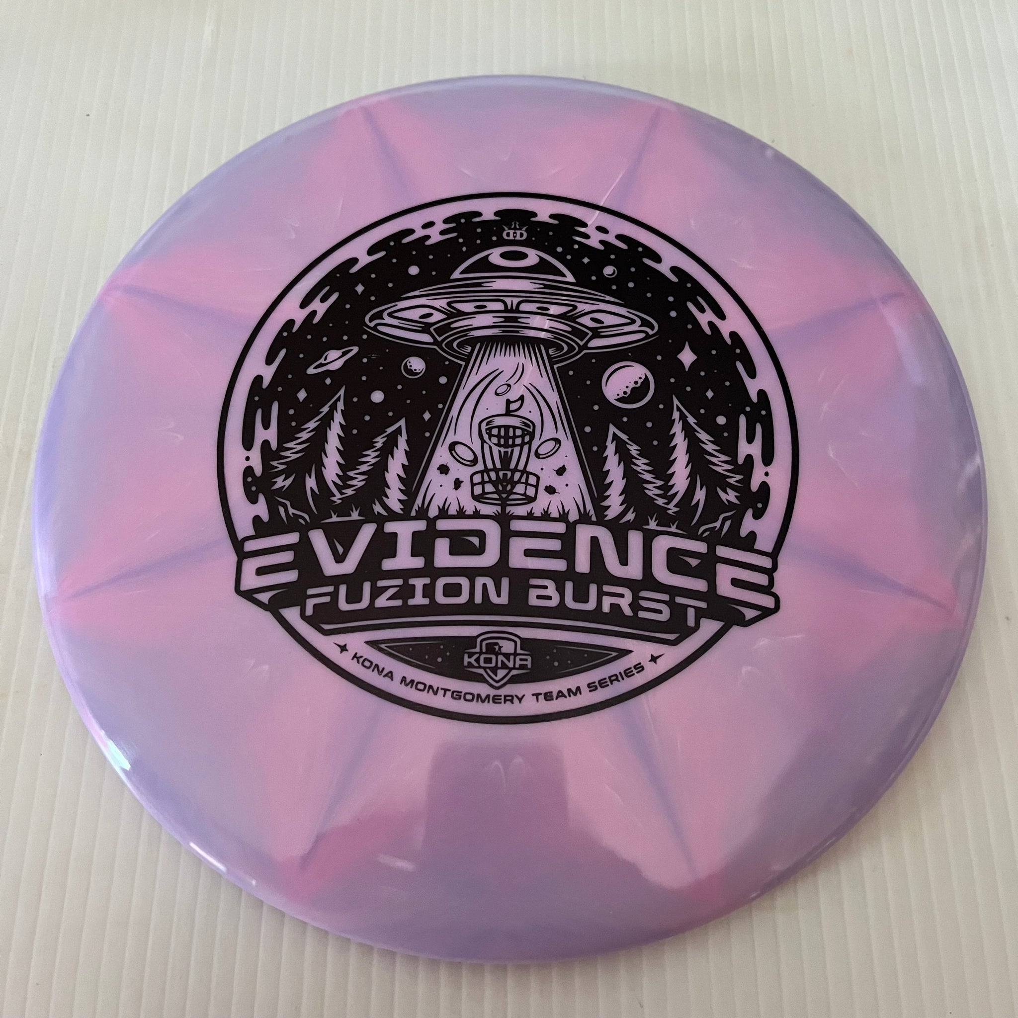 Dynamic Discs 2023 Kona Montgomery Team Series Fuzion Burst Evidence 5/5/-1/0