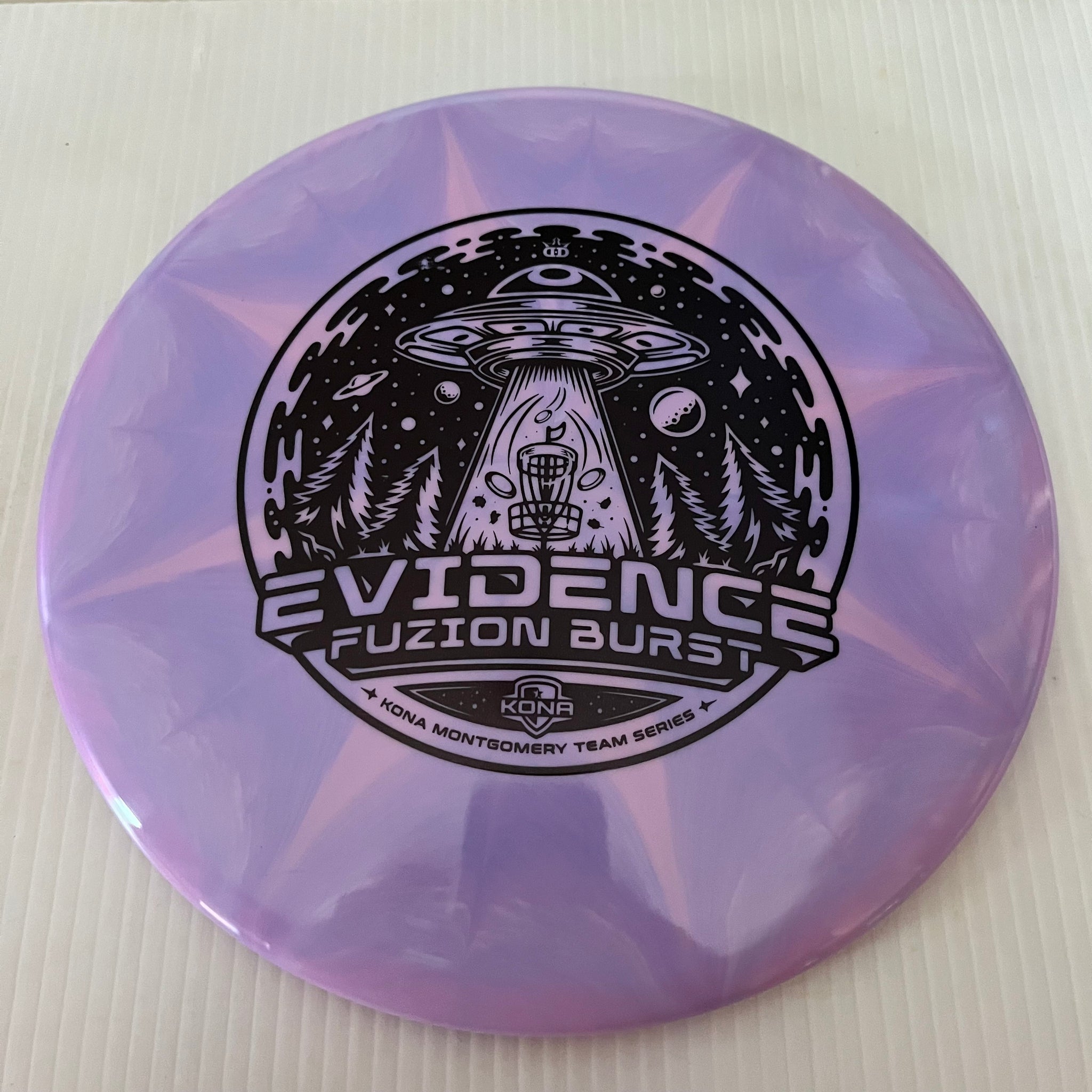 Dynamic Discs 2023 Kona Montgomery Team Series Fuzion Burst Evidence 5/5/-1/0
