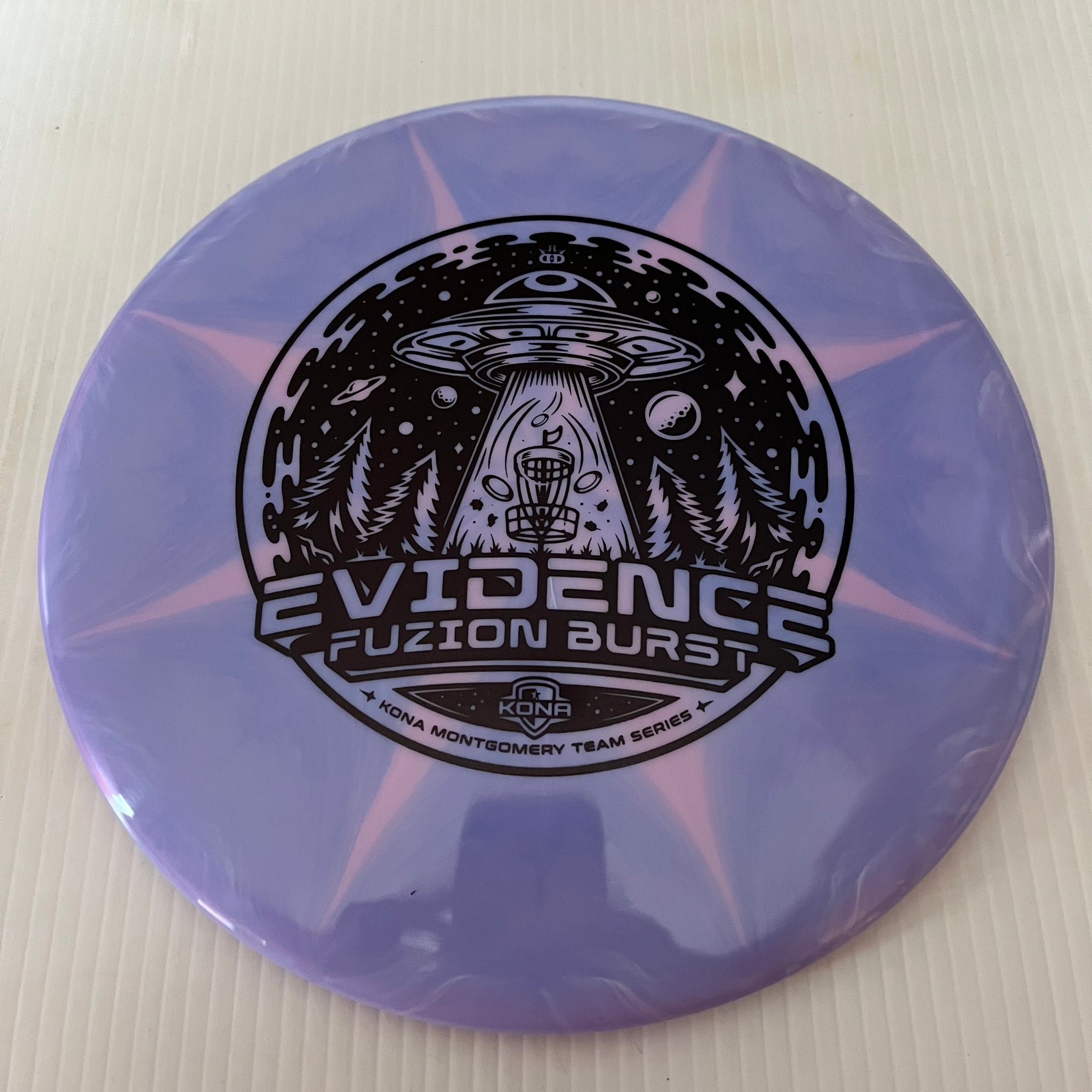 Dynamic Discs 2023 Kona Montgomery Team Series Fuzion Burst Evidence 5/5/-1/0