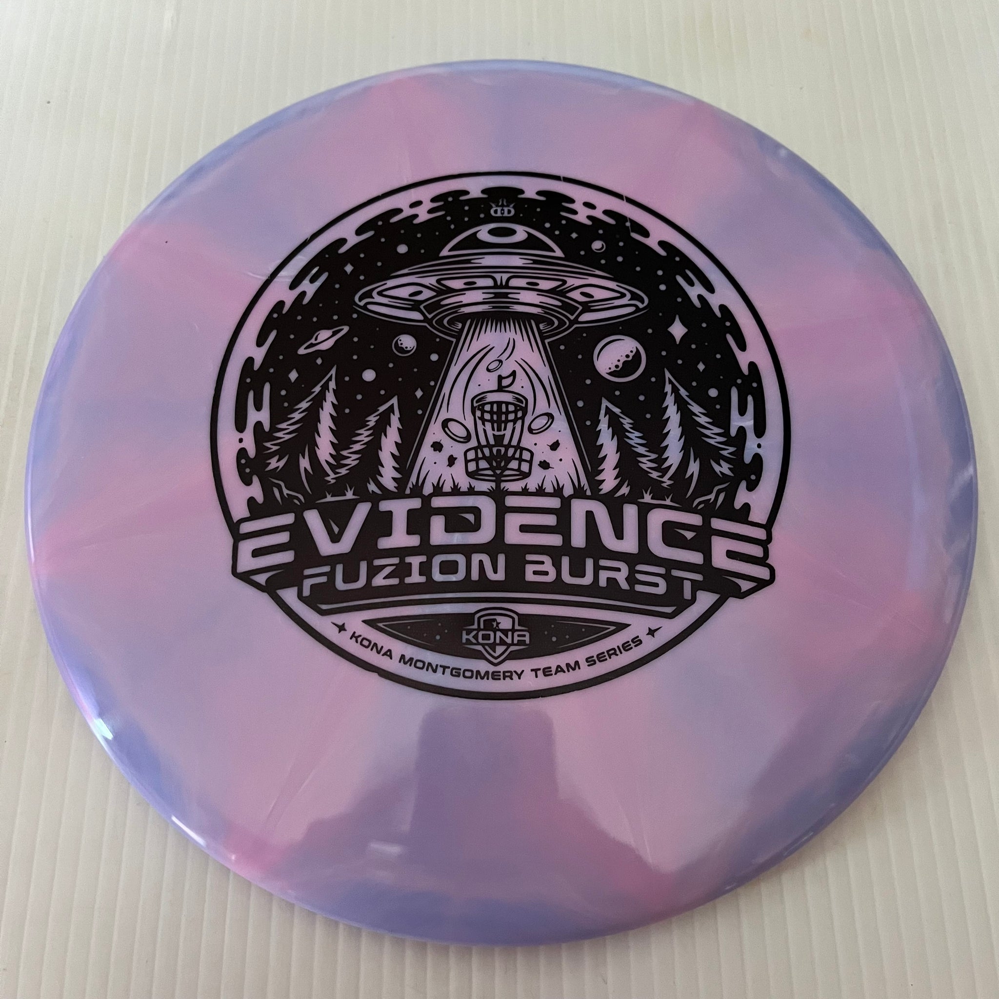 Dynamic Discs 2023 Kona Montgomery Team Series Fuzion Burst Evidence 5/5/-1/0