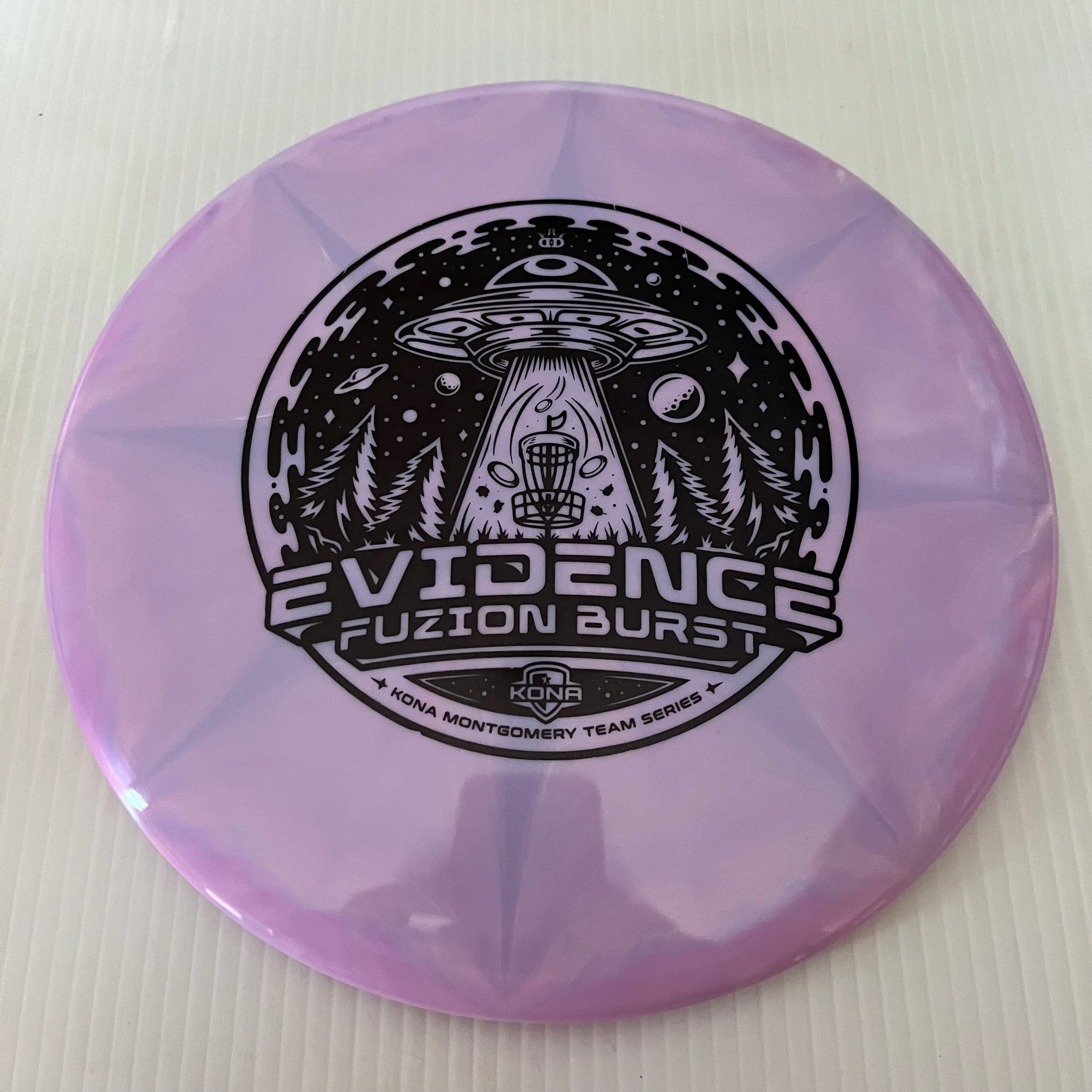 Dynamic Discs 2023 Kona Montgomery Team Series Fuzion Burst Evidence 5/5/-1/0