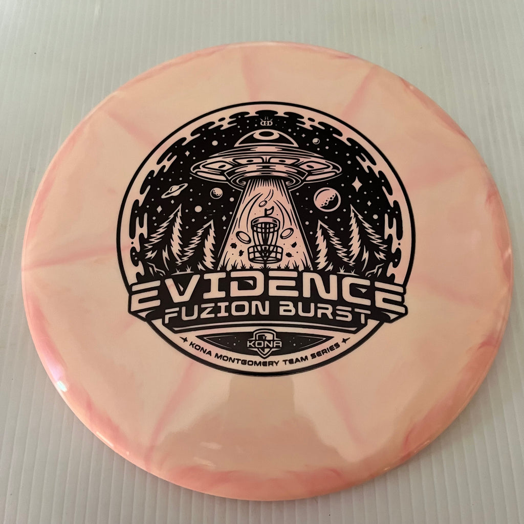 Dynamic Discs 2023 Kona Montgomery Team Series Fuzion Burst Evidence 5/5/-1/0