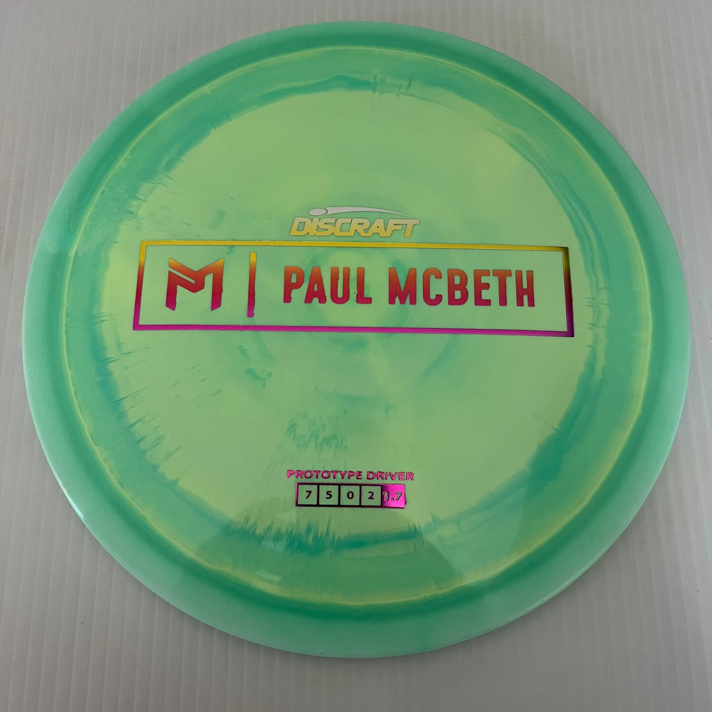 Discraft Paul McBeth Prototype Swirly ESP Athena 7/5/0/2