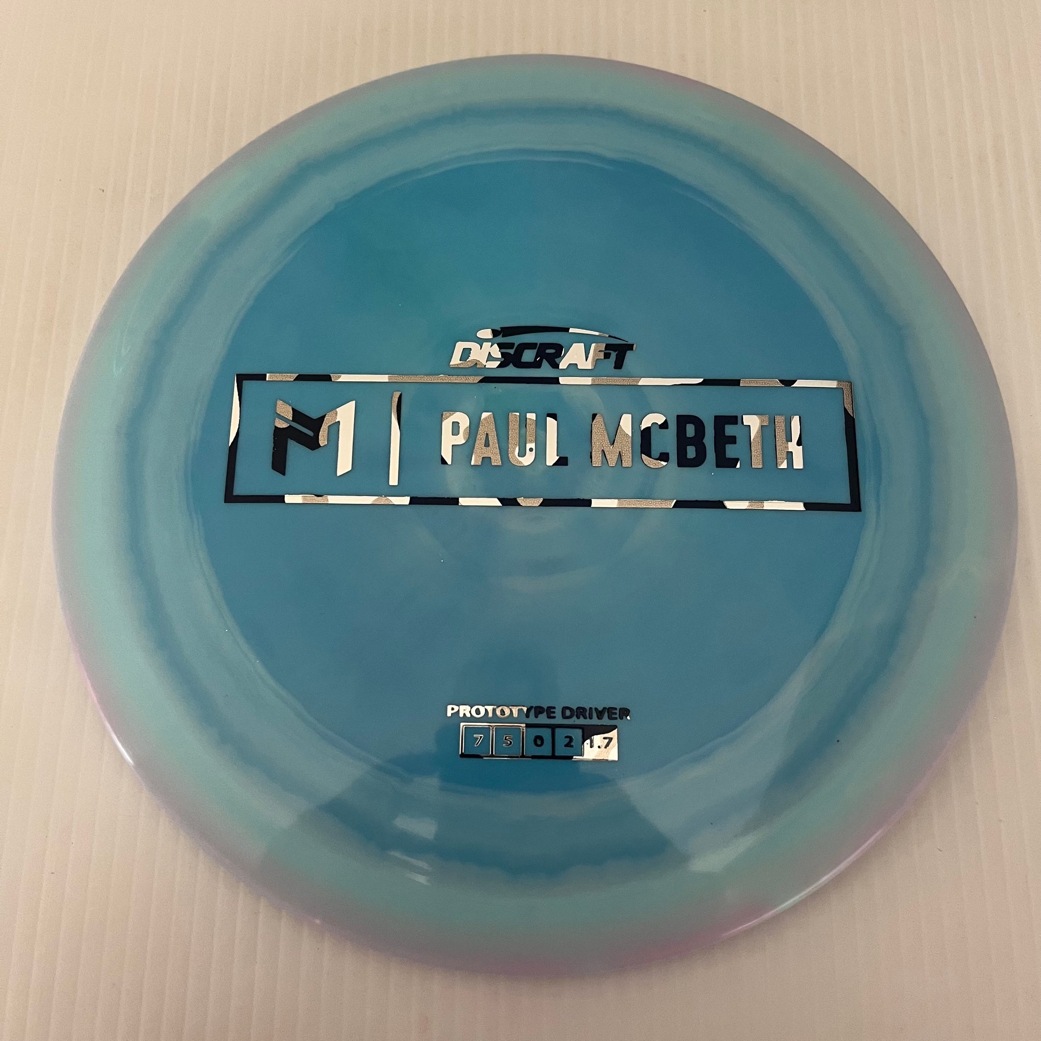 Discraft Paul McBeth Prototype Swirly ESP Athena 7/5/0/2