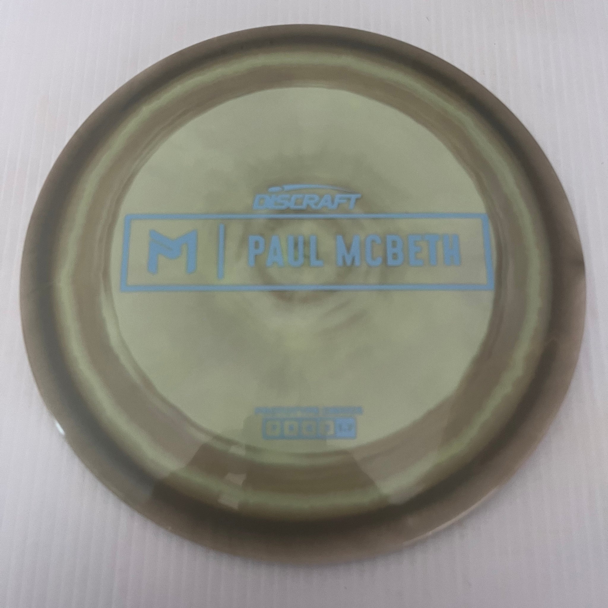Discraft Paul McBeth Prototype Swirly ESP Athena 7/5/0/2