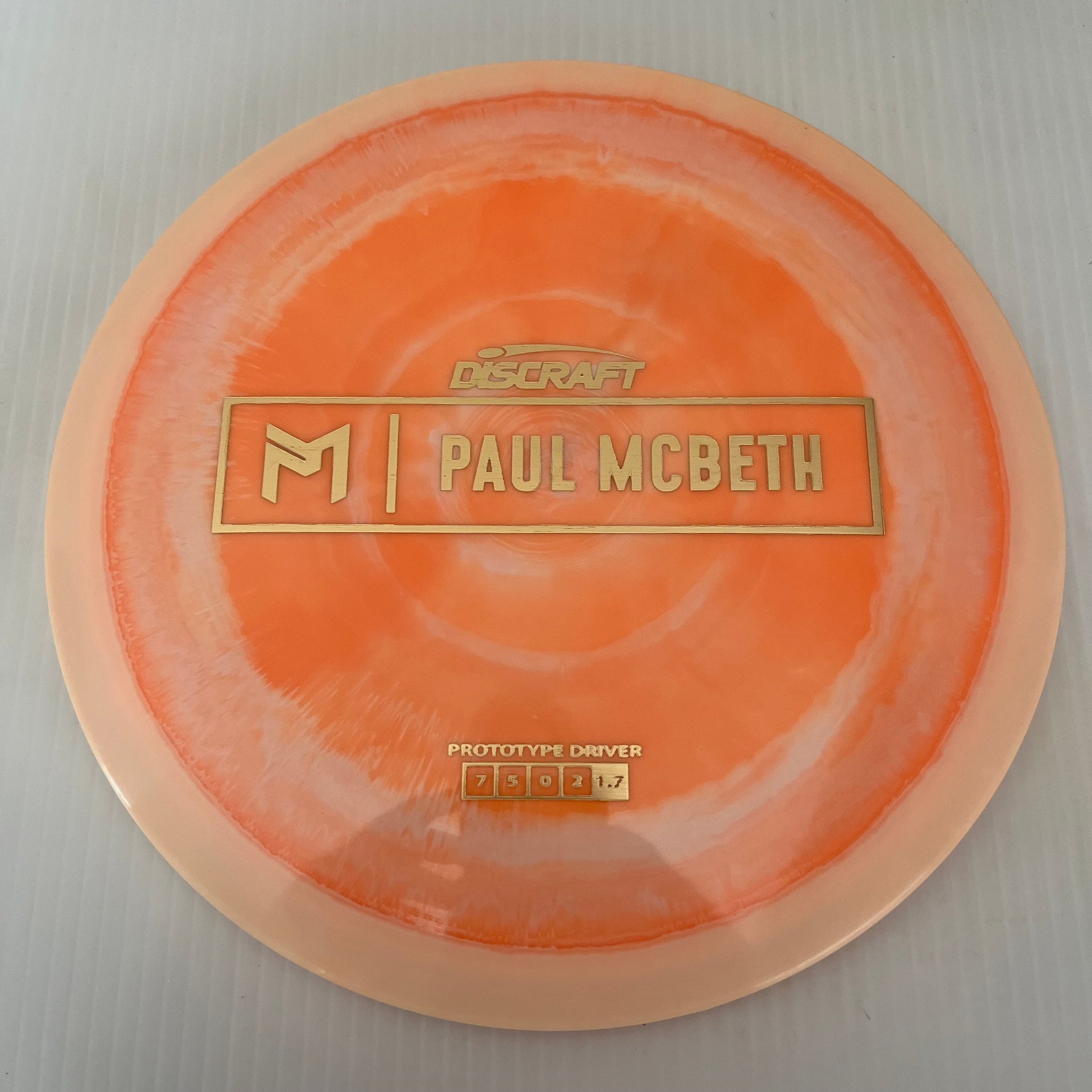 Discraft Paul McBeth Prototype Swirly ESP Athena 7/5/0/2