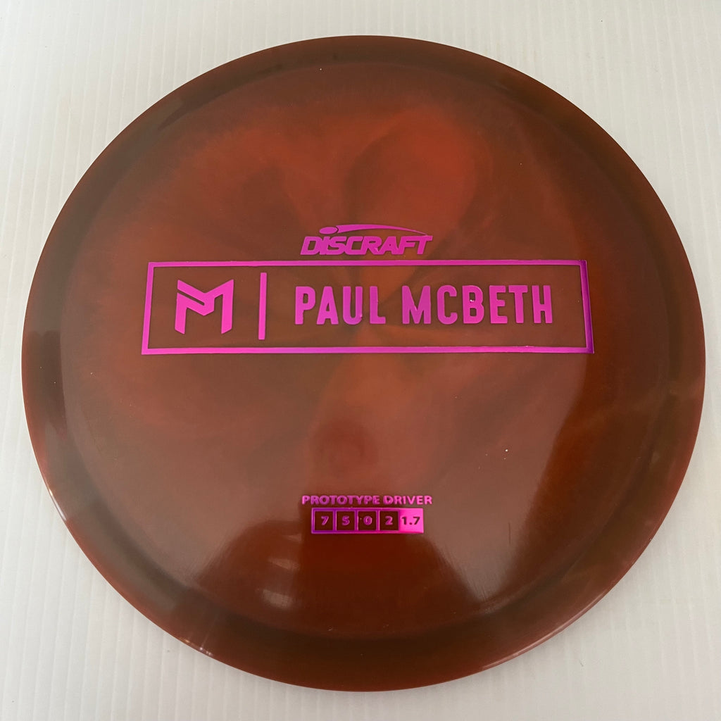 Discraft Paul McBeth Prototype Swirly ESP Athena 7/5/0/2