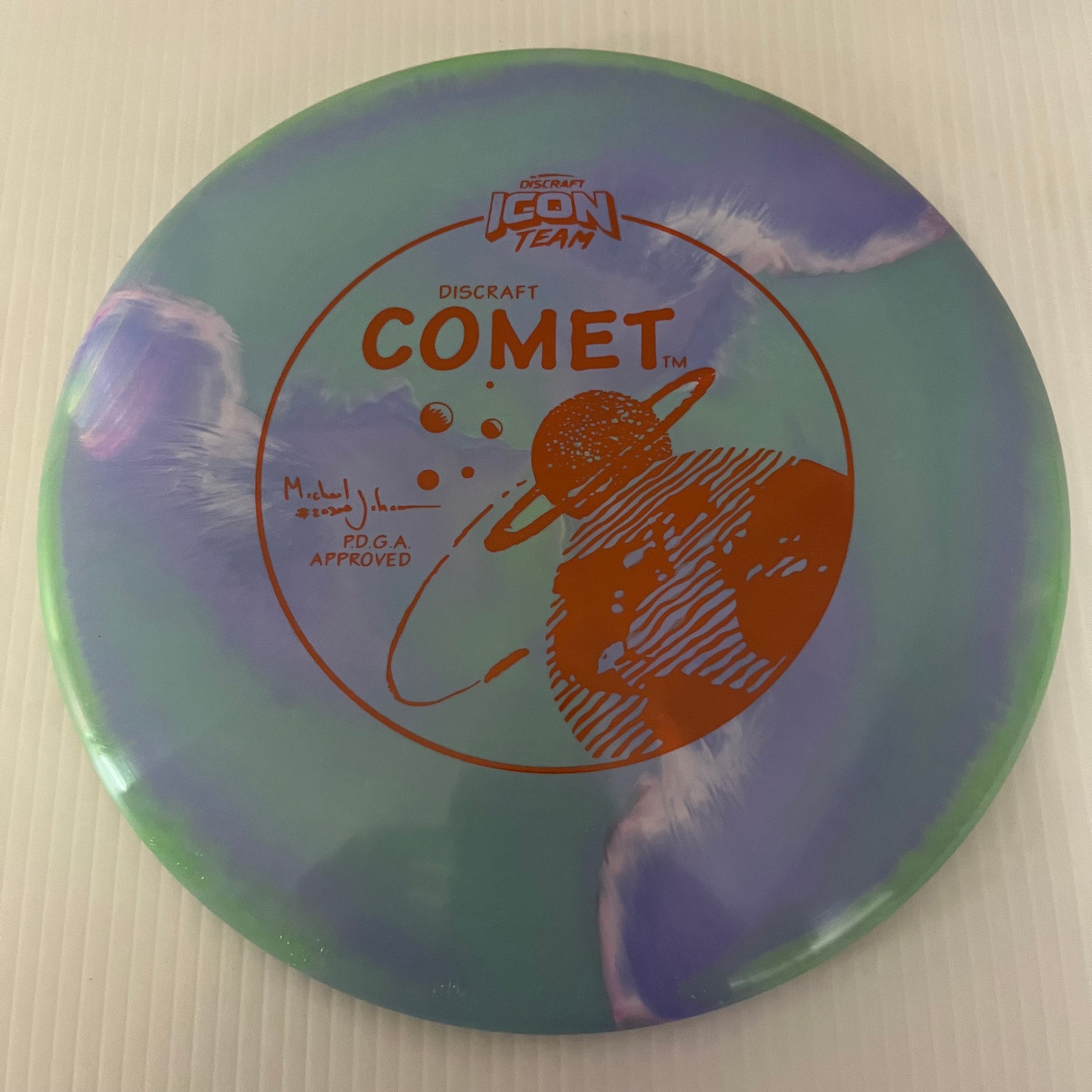 Discraft 2022 Michael Johansen Team Icon Tour Series Swirly ESP Comet 4/5/-2/1