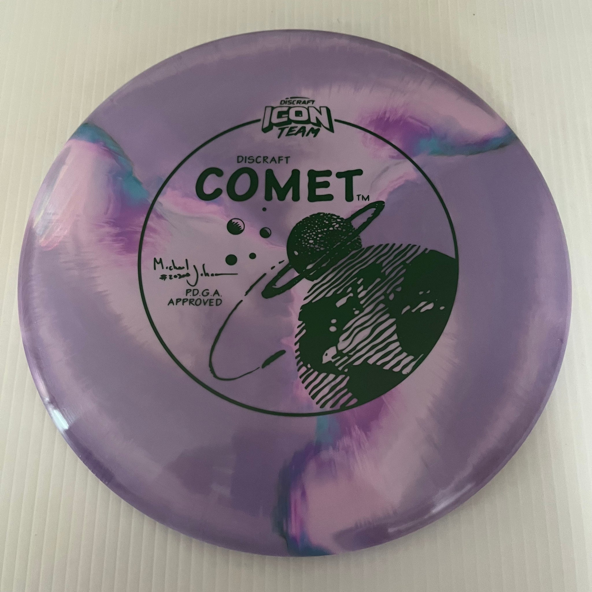 Discraft 2022 Michael Johansen Team Icon Tour Series Swirly ESP Comet 4/5/-2/1