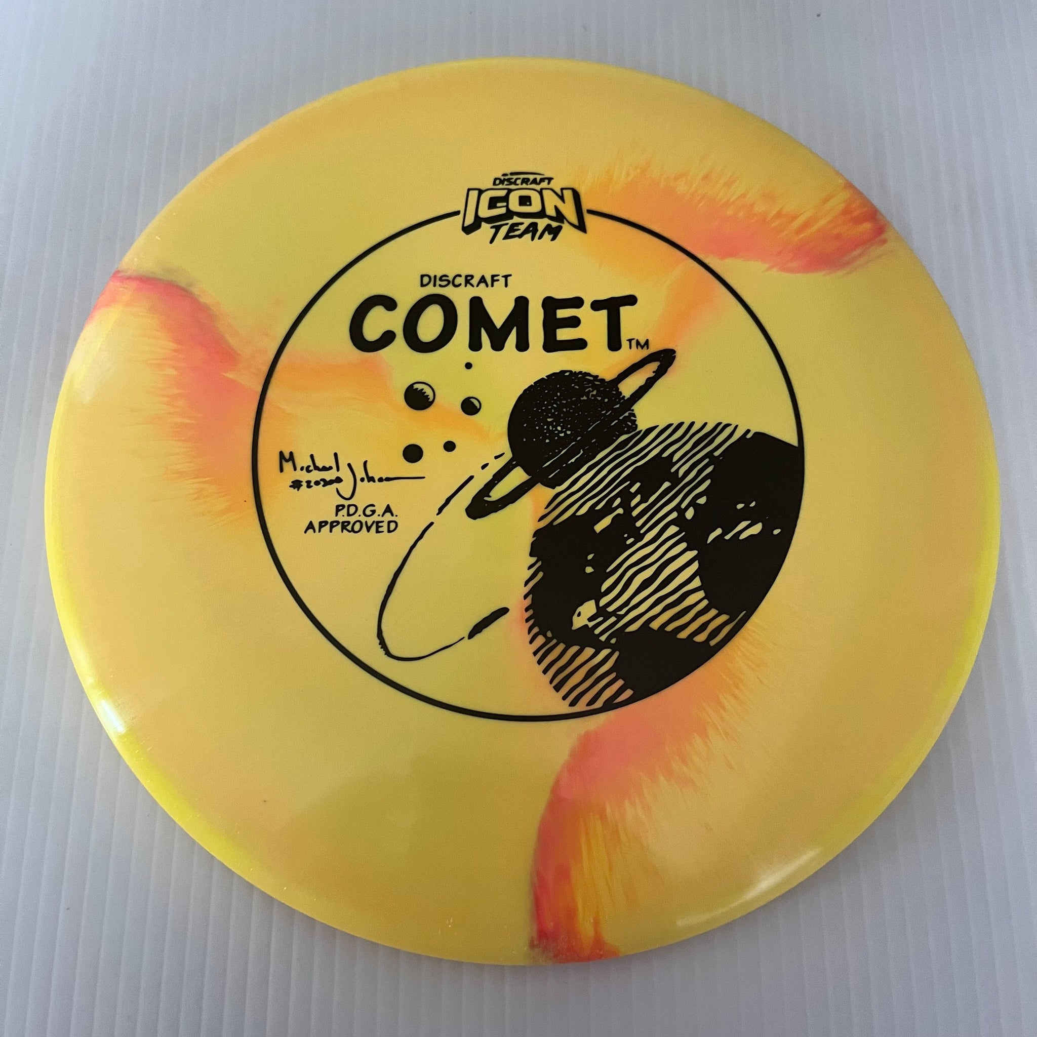 Discraft 2022 Michael Johansen Team Icon Tour Series Swirly ESP Comet 4/5/-2/1