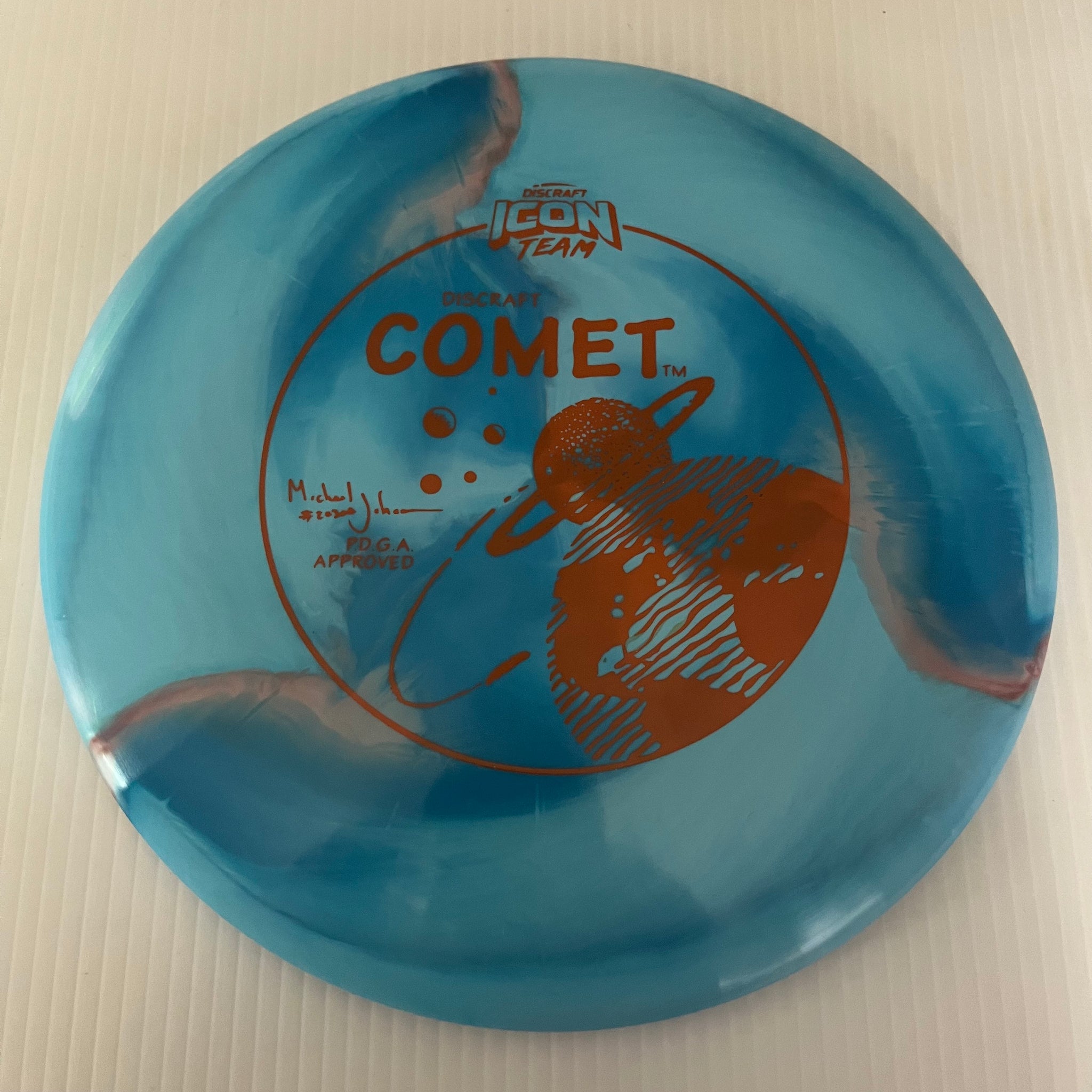 Discraft 2022 Michael Johansen Team Icon Tour Series Swirly ESP Comet 4/5/-2/1