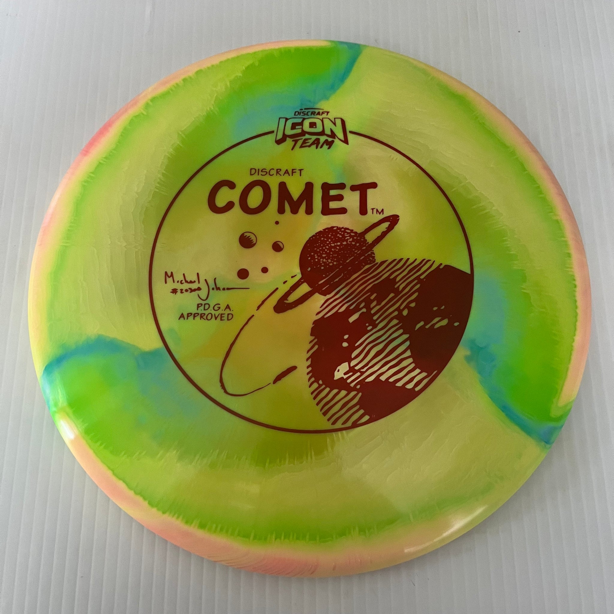 Discraft 2022 Michael Johansen Team Icon Tour Series Swirly ESP Comet 4/5/-2/1
