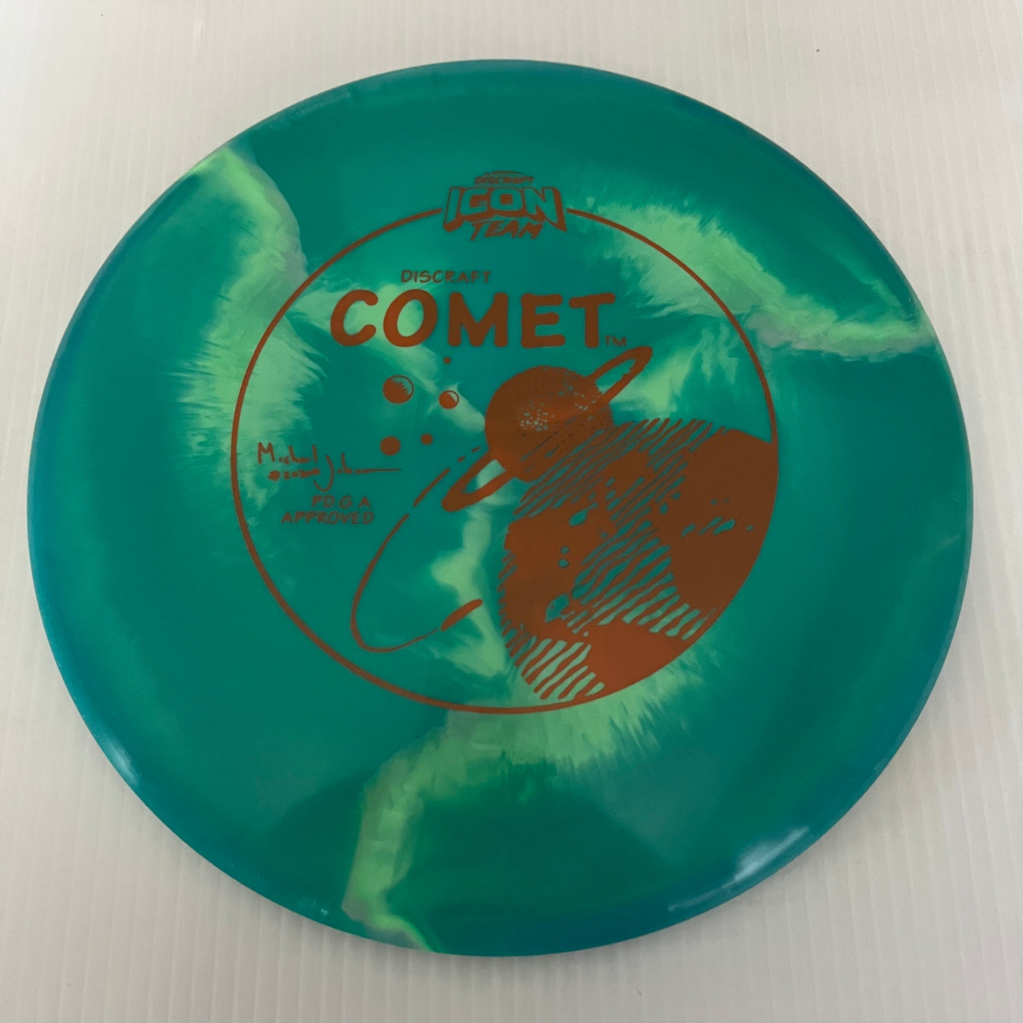 Discraft 2022 Michael Johansen Team Icon Tour Series Swirly ESP Comet 4/5/-2/1