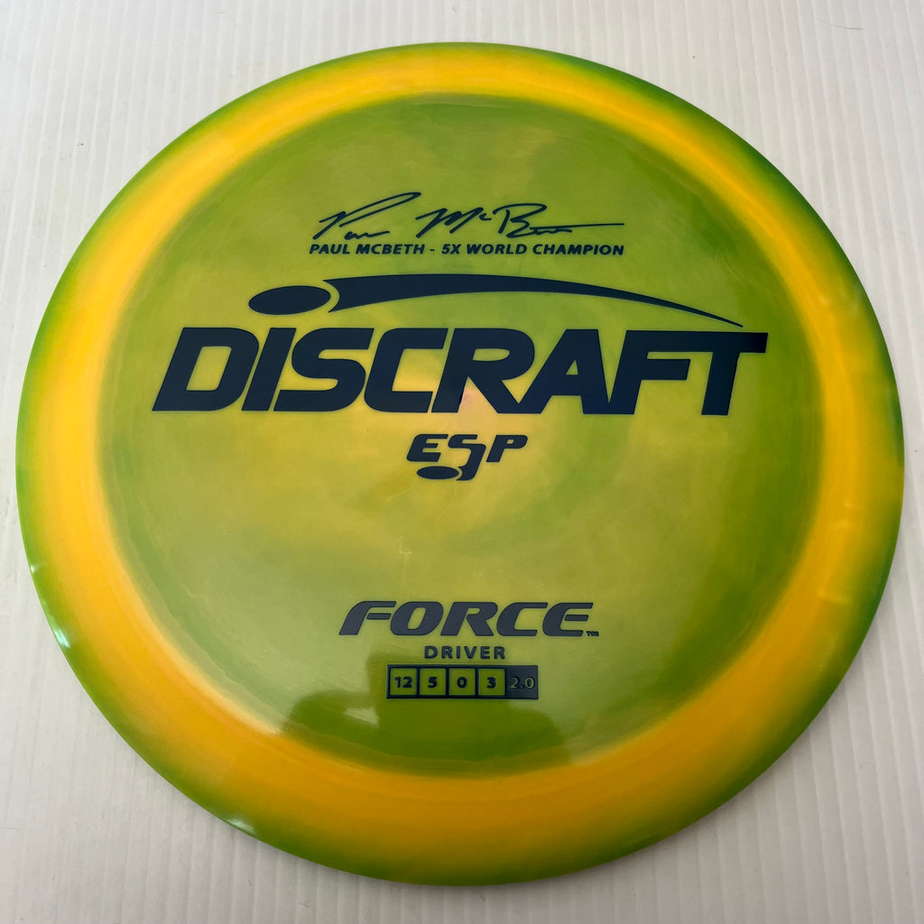 Discraft 5x Paul McBeth ESP Force 12/5/0/3 (170-172 grams)