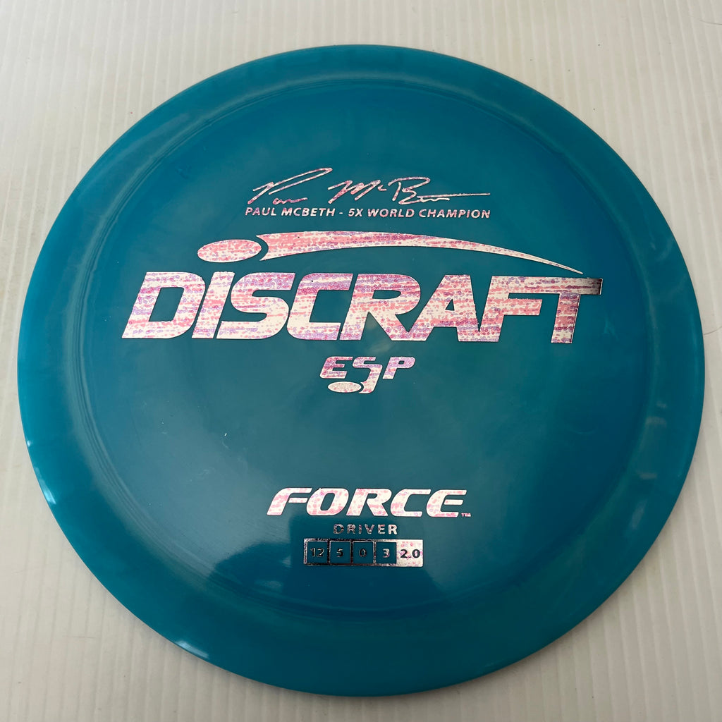 Discraft 5x Paul McBeth ESP Force 12/5/0/3 (170-172 grams)