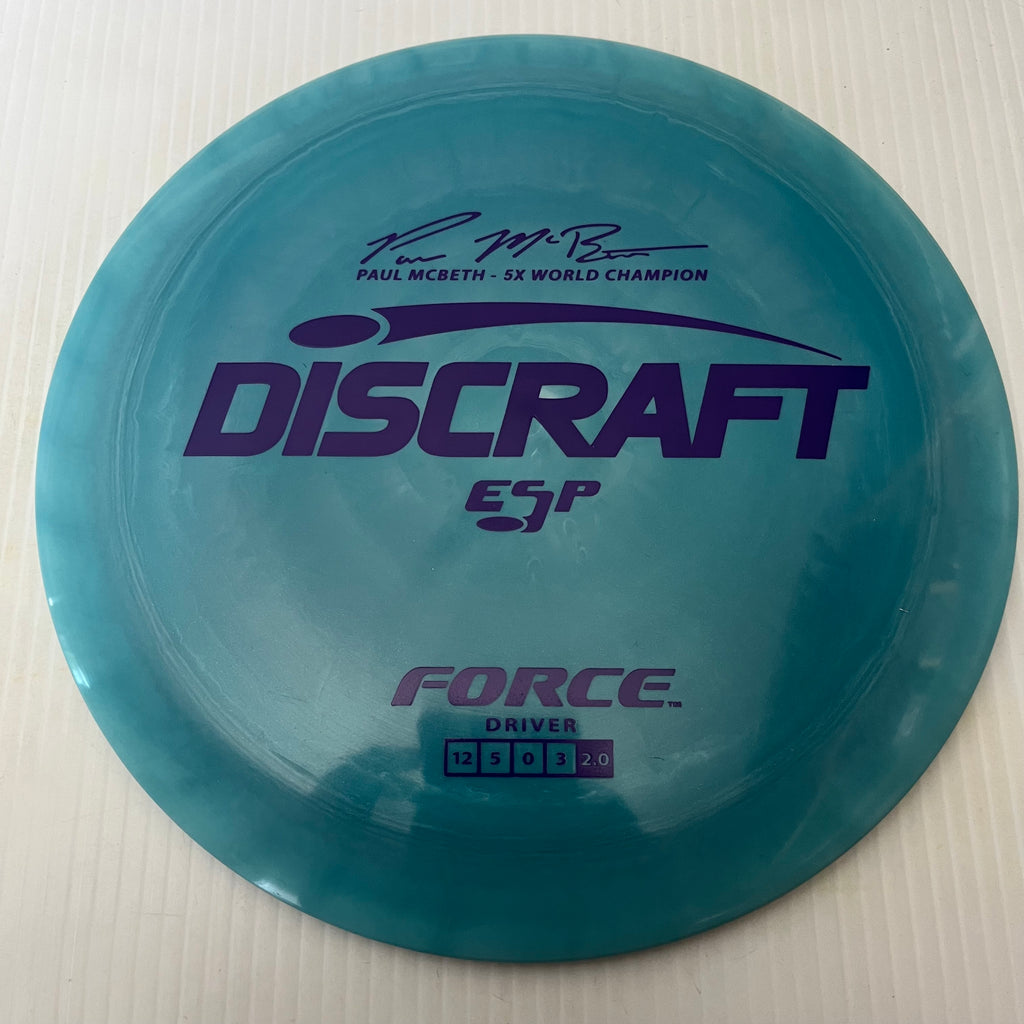 Discraft 5x Paul McBeth ESP Force 12/5/0/3 (170-172 grams)