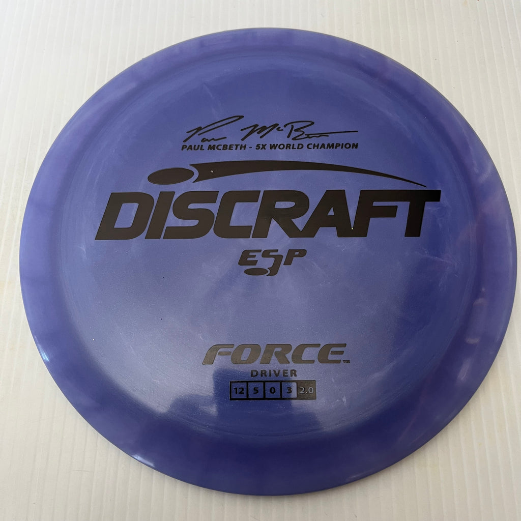 Discraft 5x Paul McBeth ESP Force 12/5/0/3 (170-172 grams)