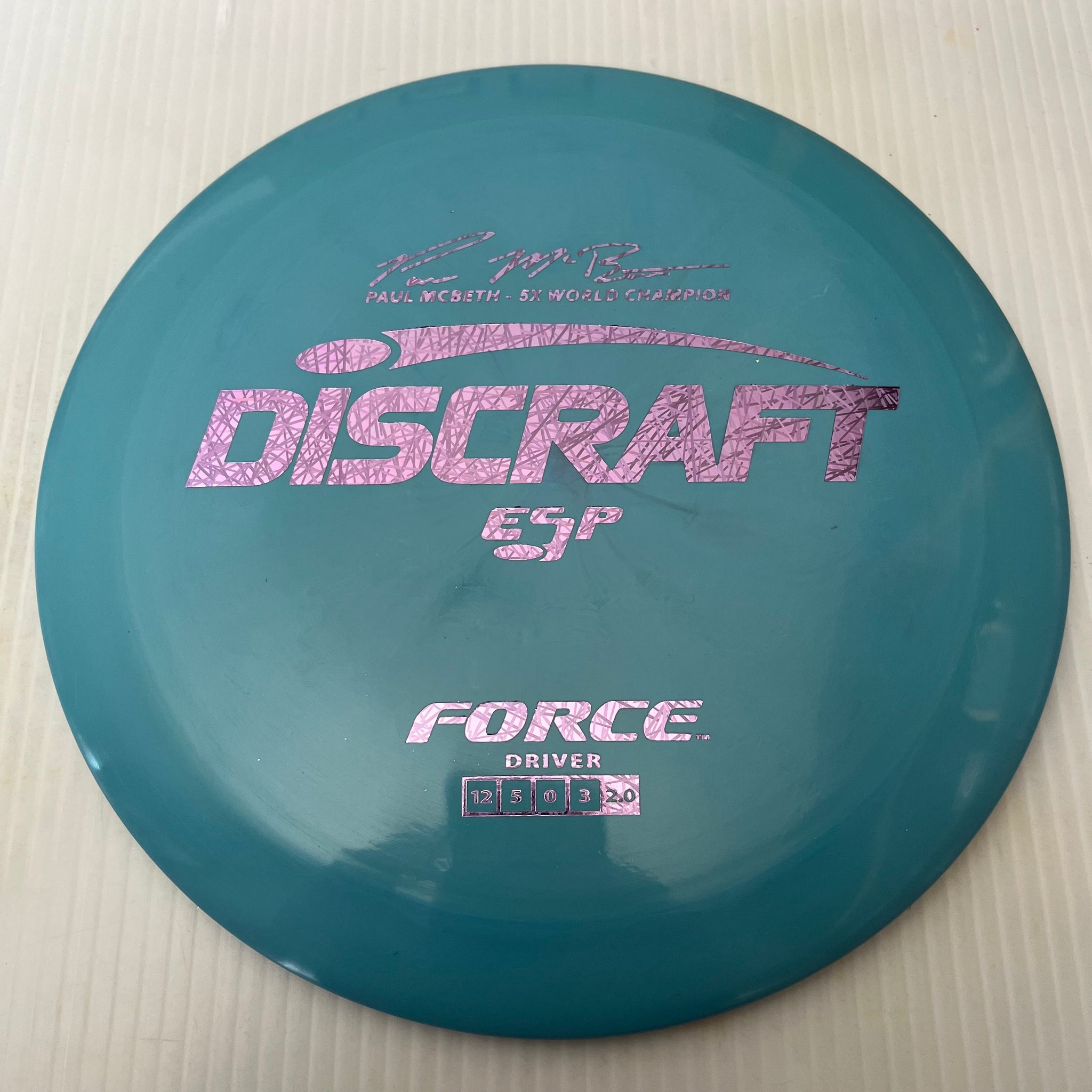Discraft 5x Paul McBeth ESP Force 12/5/0/3 (170-172 grams)