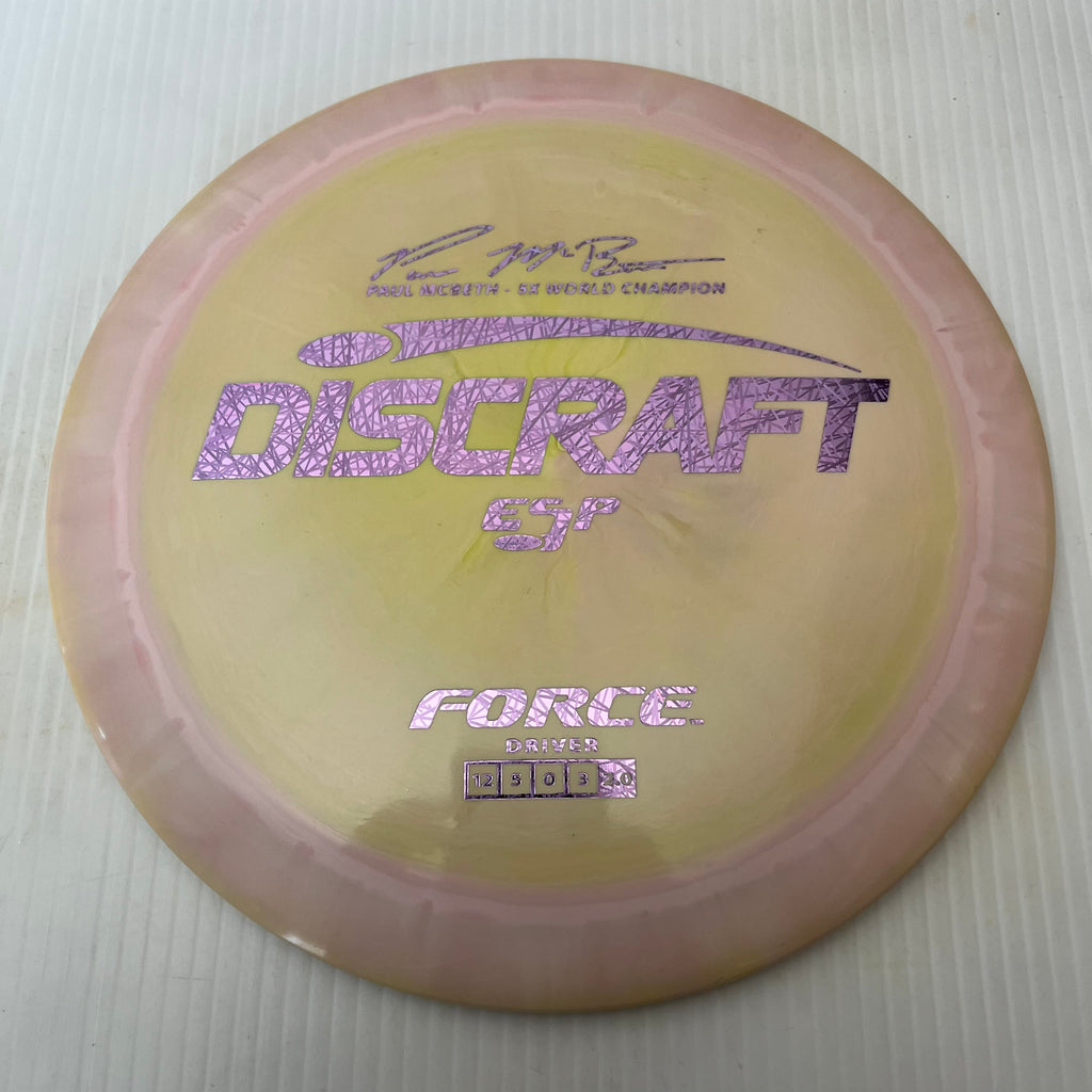 Discraft 5x Paul McBeth ESP Force 12/5/0/3 (170-172 grams)