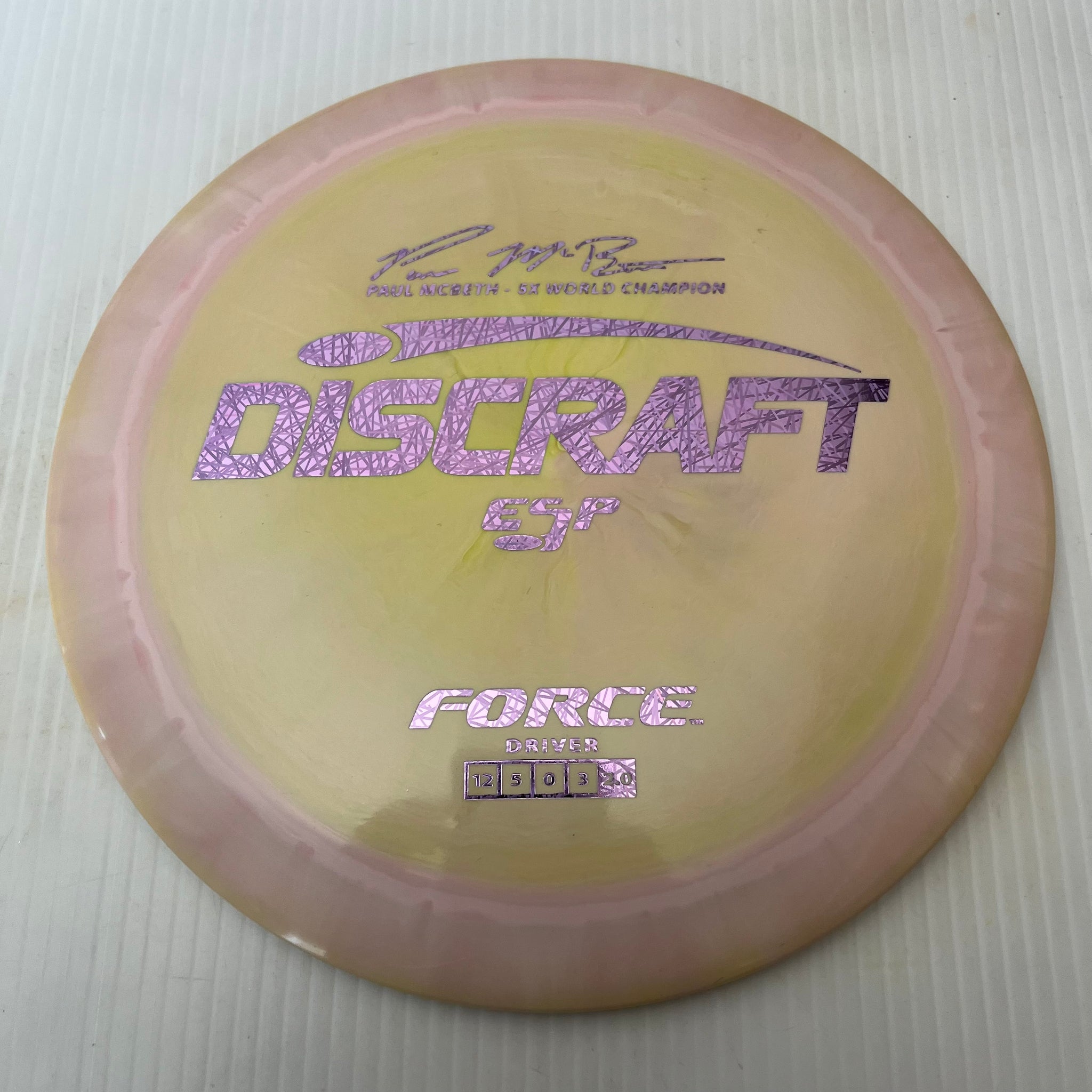Discraft 5x Paul McBeth ESP Force 12/5/0/3 (170-172 grams)